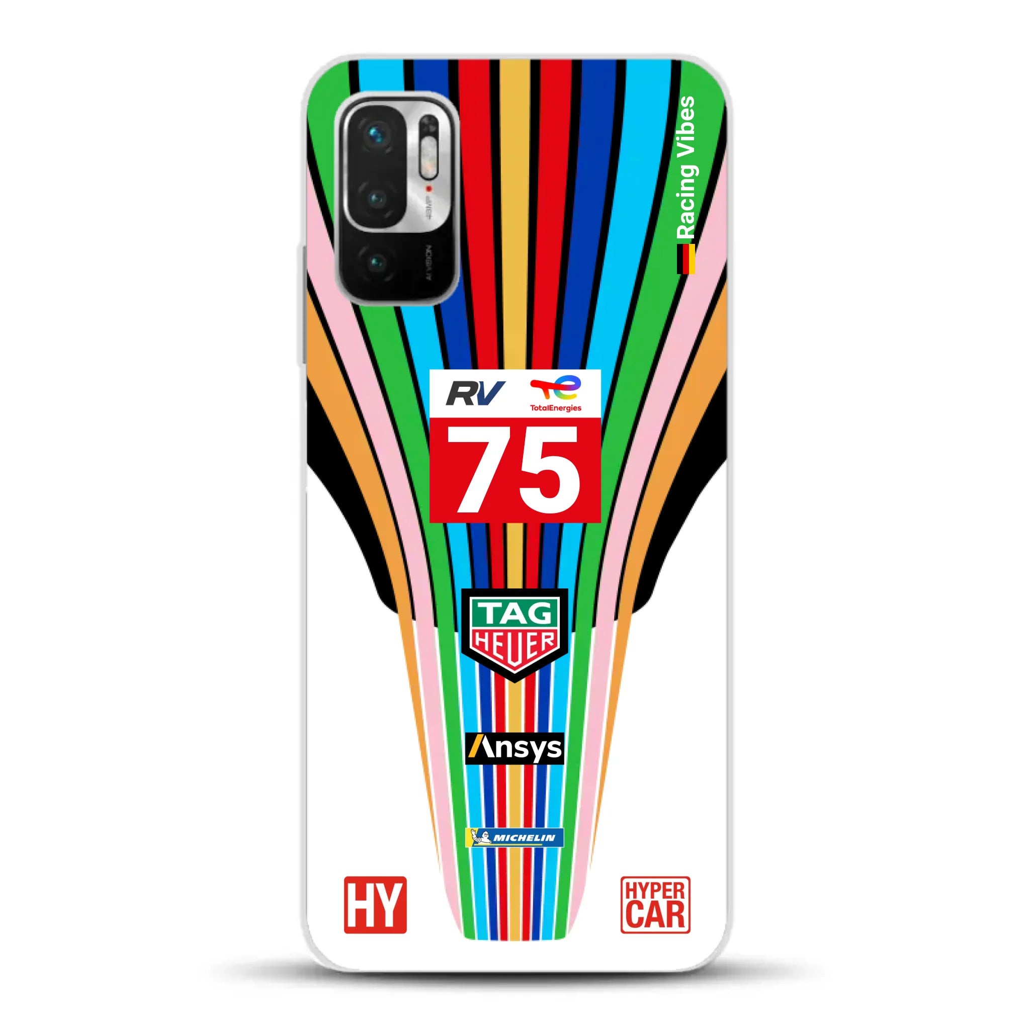 Porsche 963 #75 2023 Livery - Custodia per cellulare personalizzata per Xiaomi