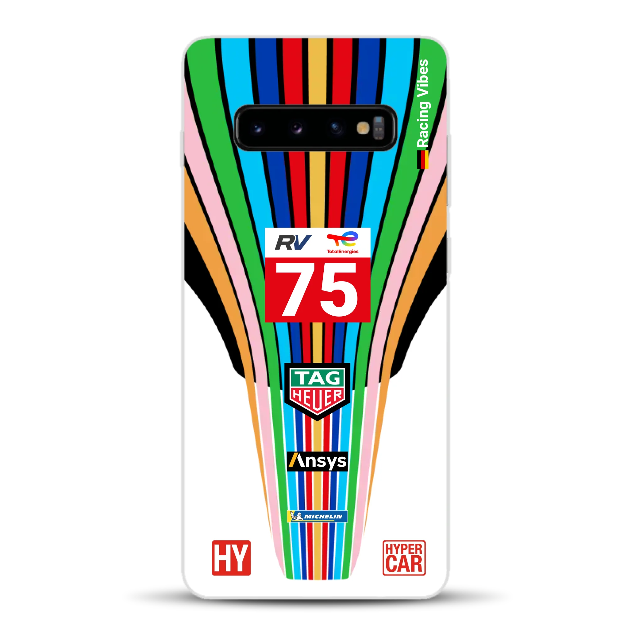 Porsche 963 #75 2023 Livery - Custodia per cellulare personalizzata per Samsung