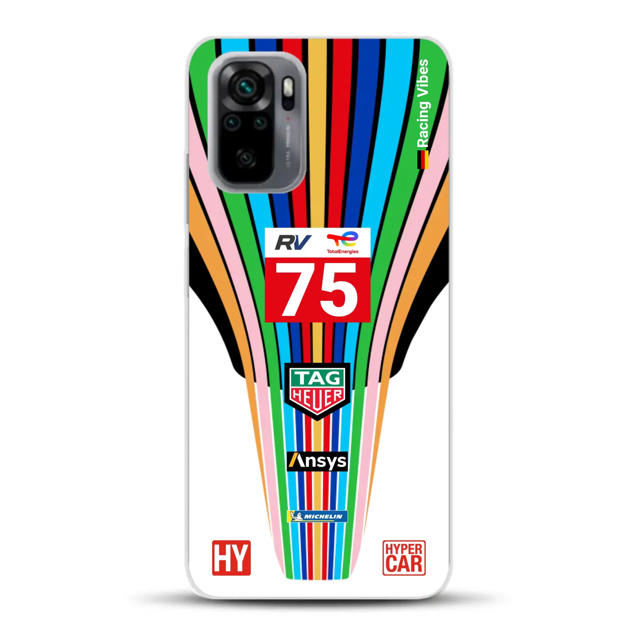 Porsche 963 #75 2023 Livery - Custodia per cellulare personalizzata per Xiaomi