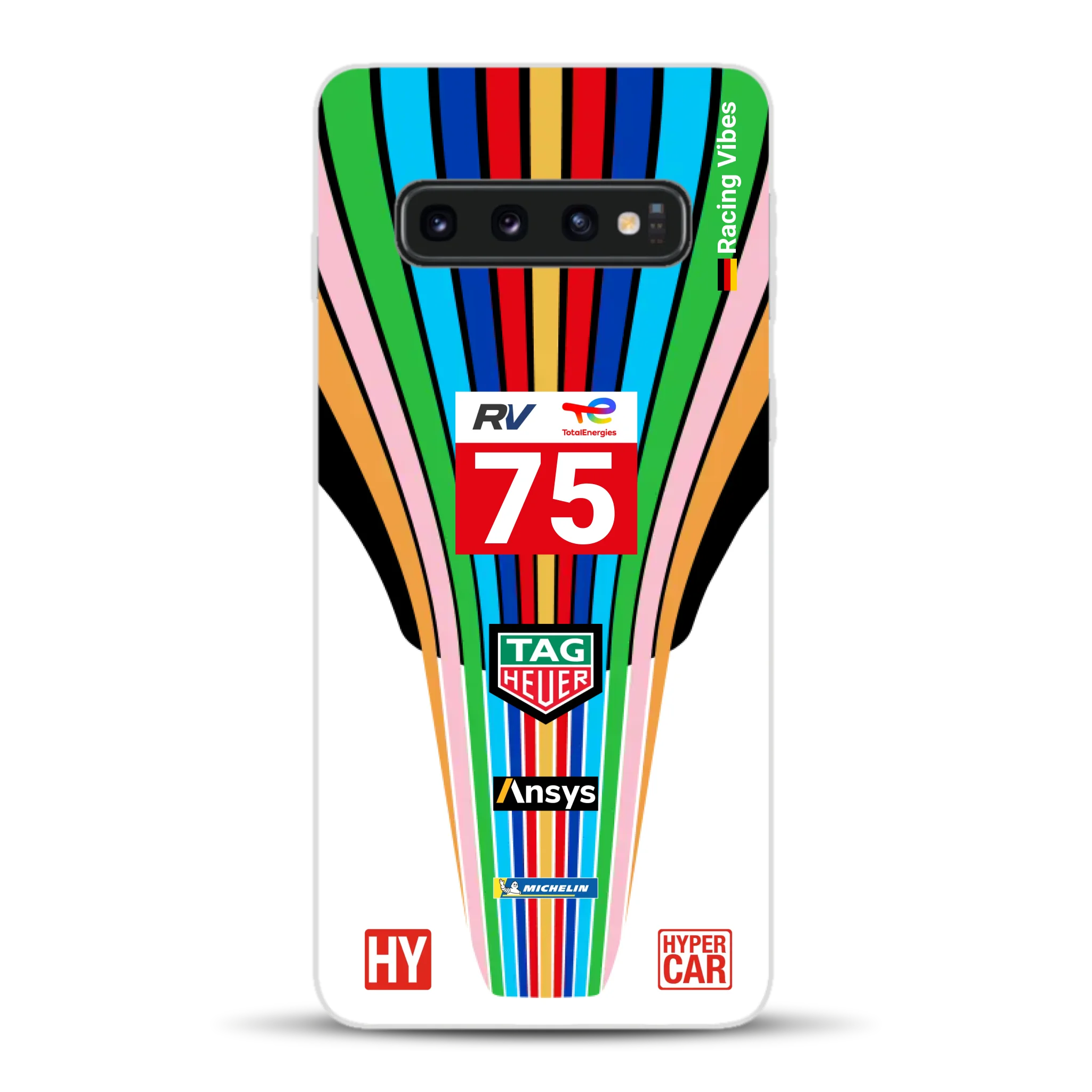 Porsche 963 #75 2023 Livery - Custodia per cellulare personalizzata per Samsung