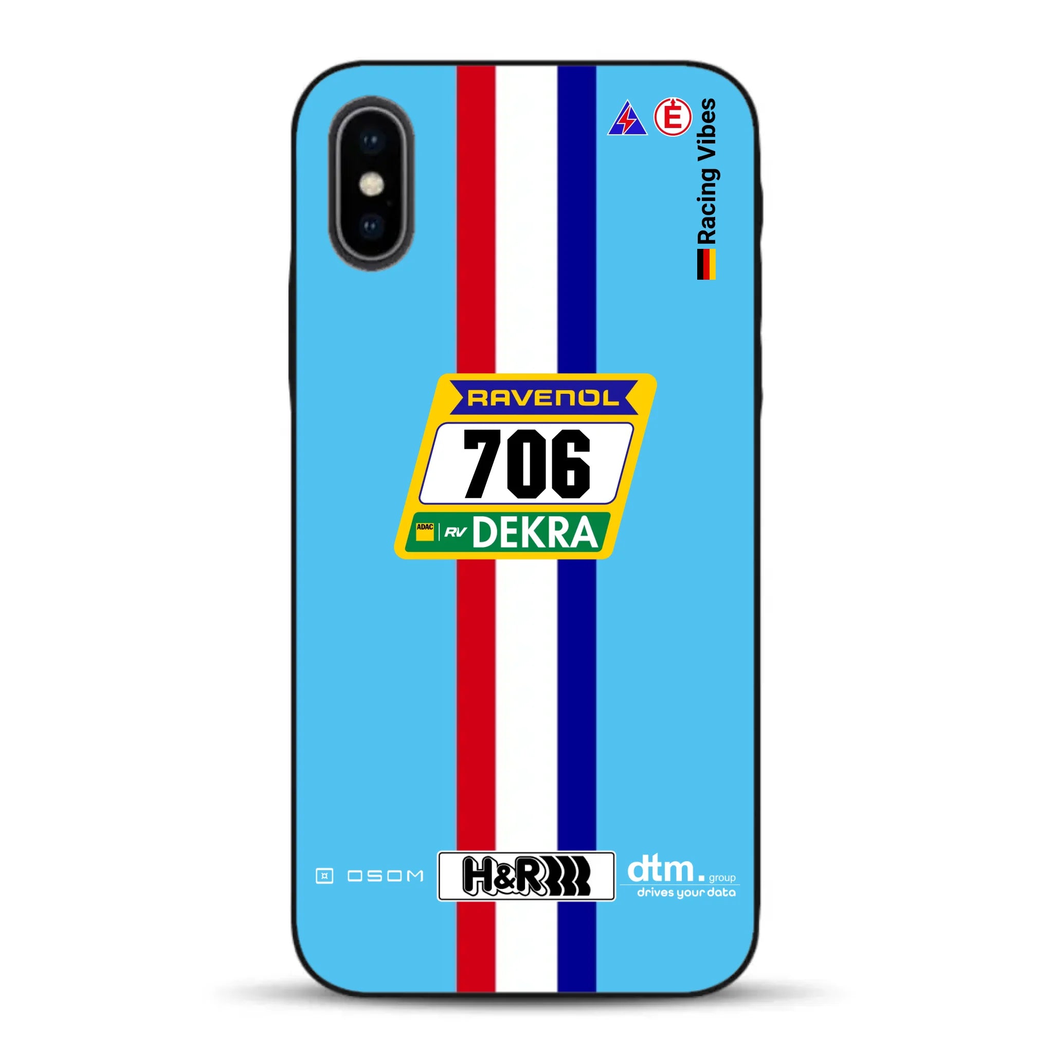 Glickenhaus SCG004c Nürburgring 2024 Livery - Custodia per cellulare personalizzata per iPhone