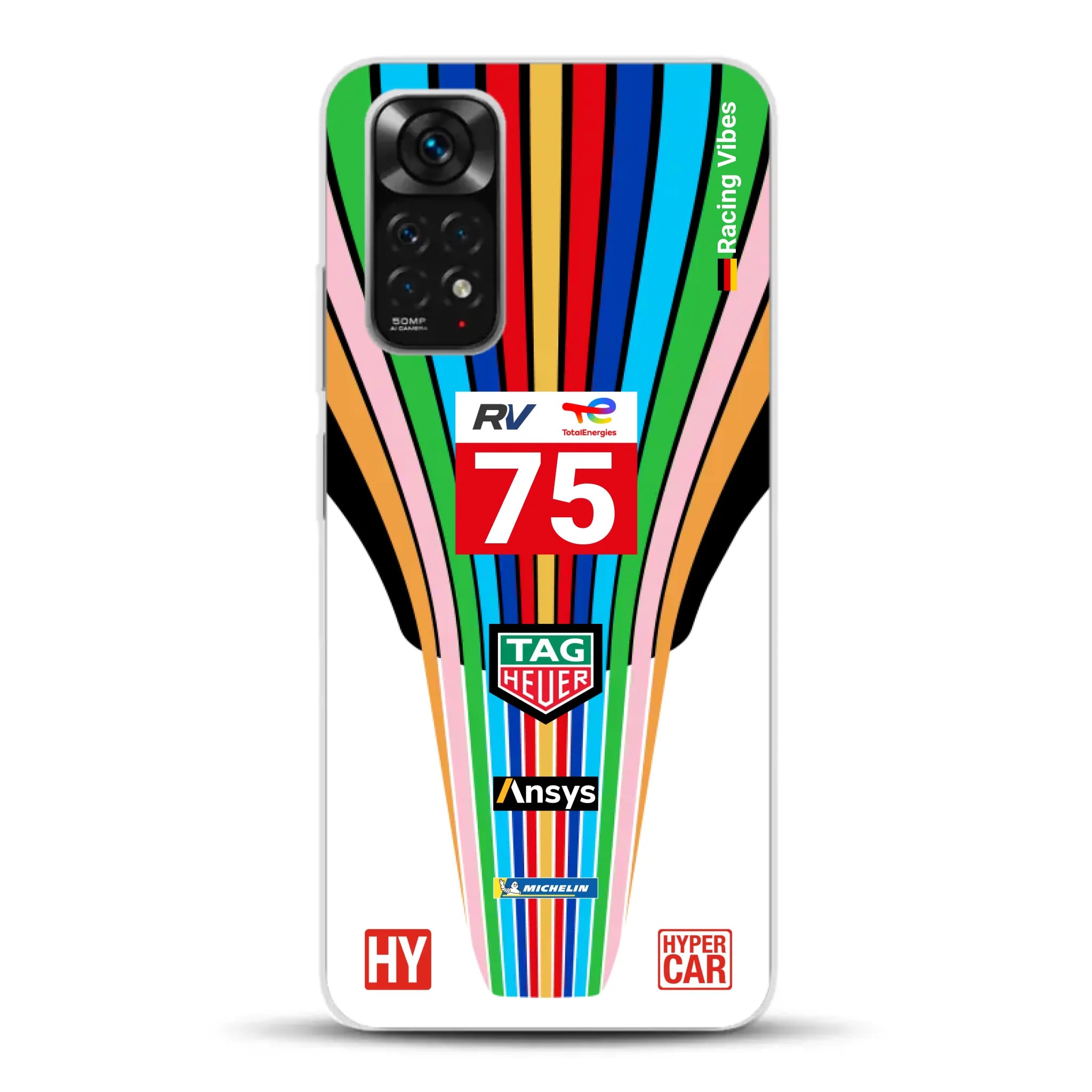 Porsche 963 #75 2023 Livery - Custodia per cellulare personalizzata per Xiaomi