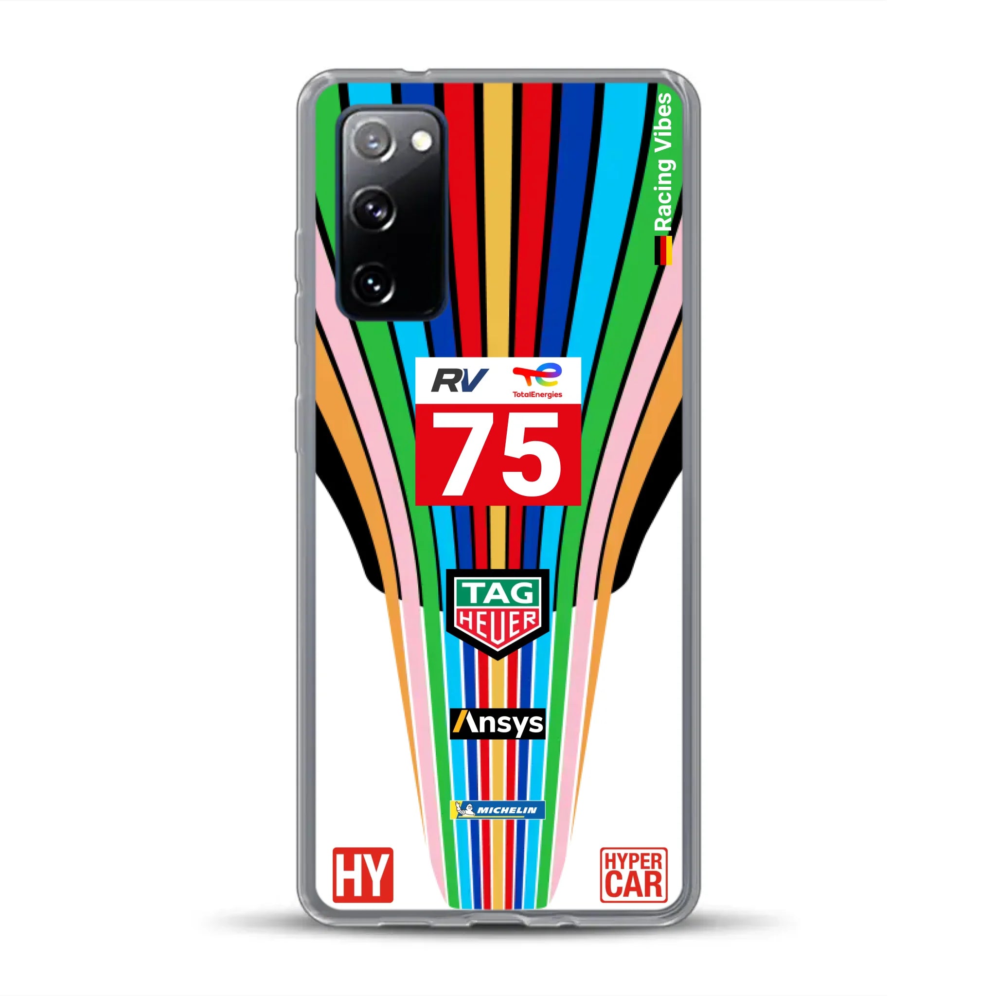 Porsche 963 #75 2023 Livery - Custodia per cellulare personalizzata per Samsung