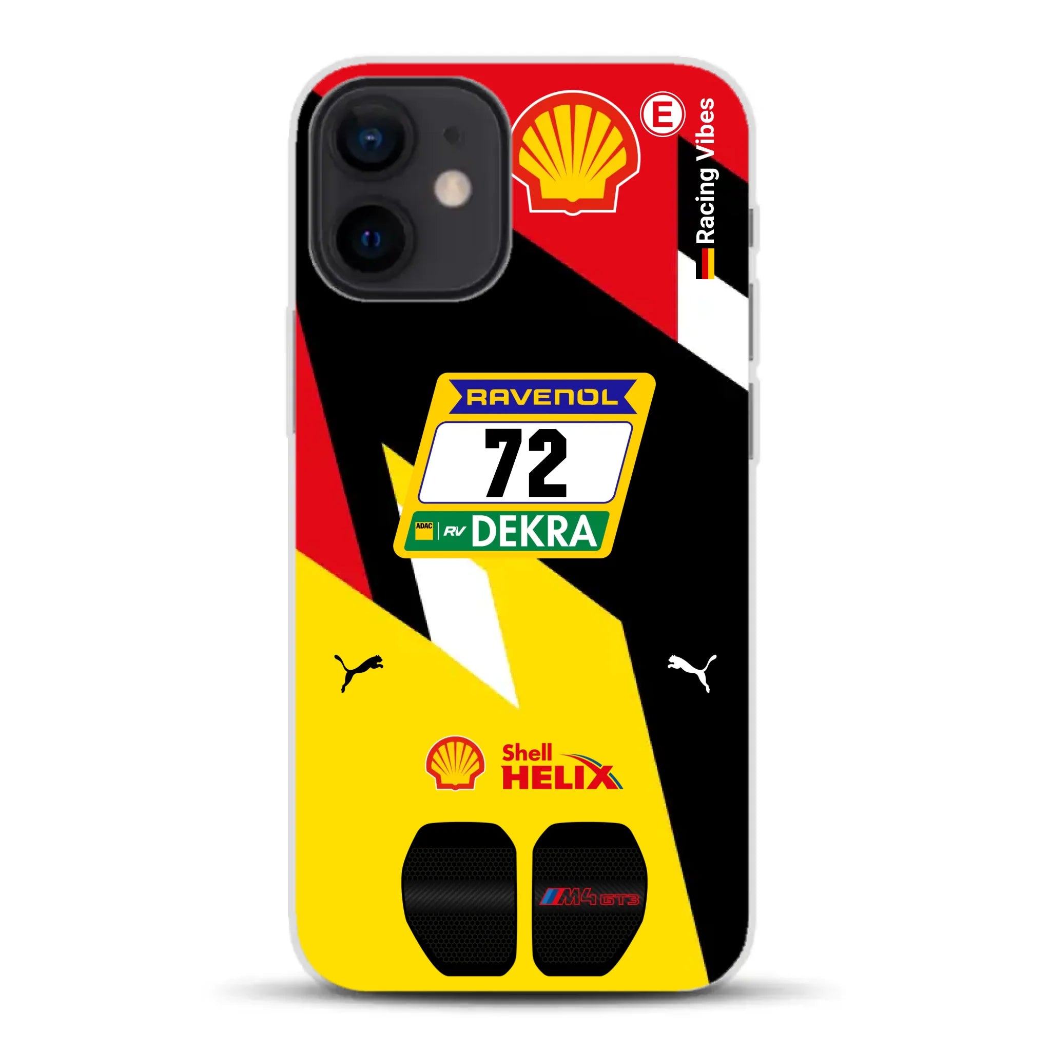 RMG M4 GT3 #72 Nürburgring 24h Qualifiers 2024 Livery - Custodia per cellulare personalizzata per iPhone