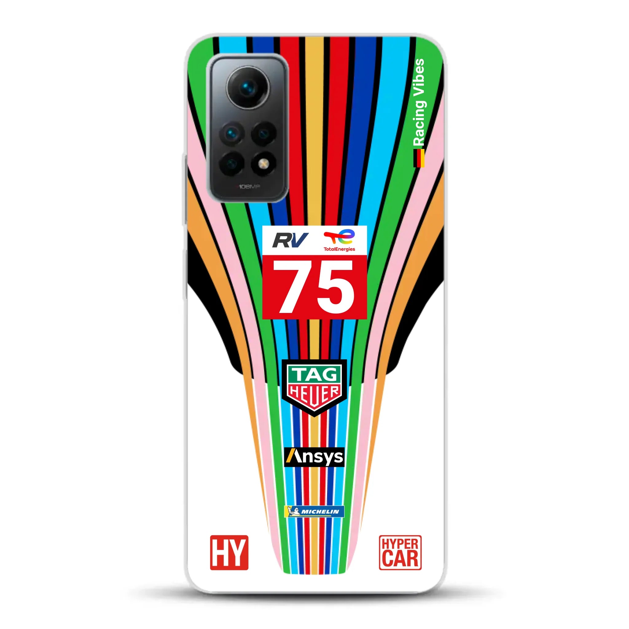 Porsche 963 #75 2023 Livery - Custodia per cellulare personalizzata per Xiaomi