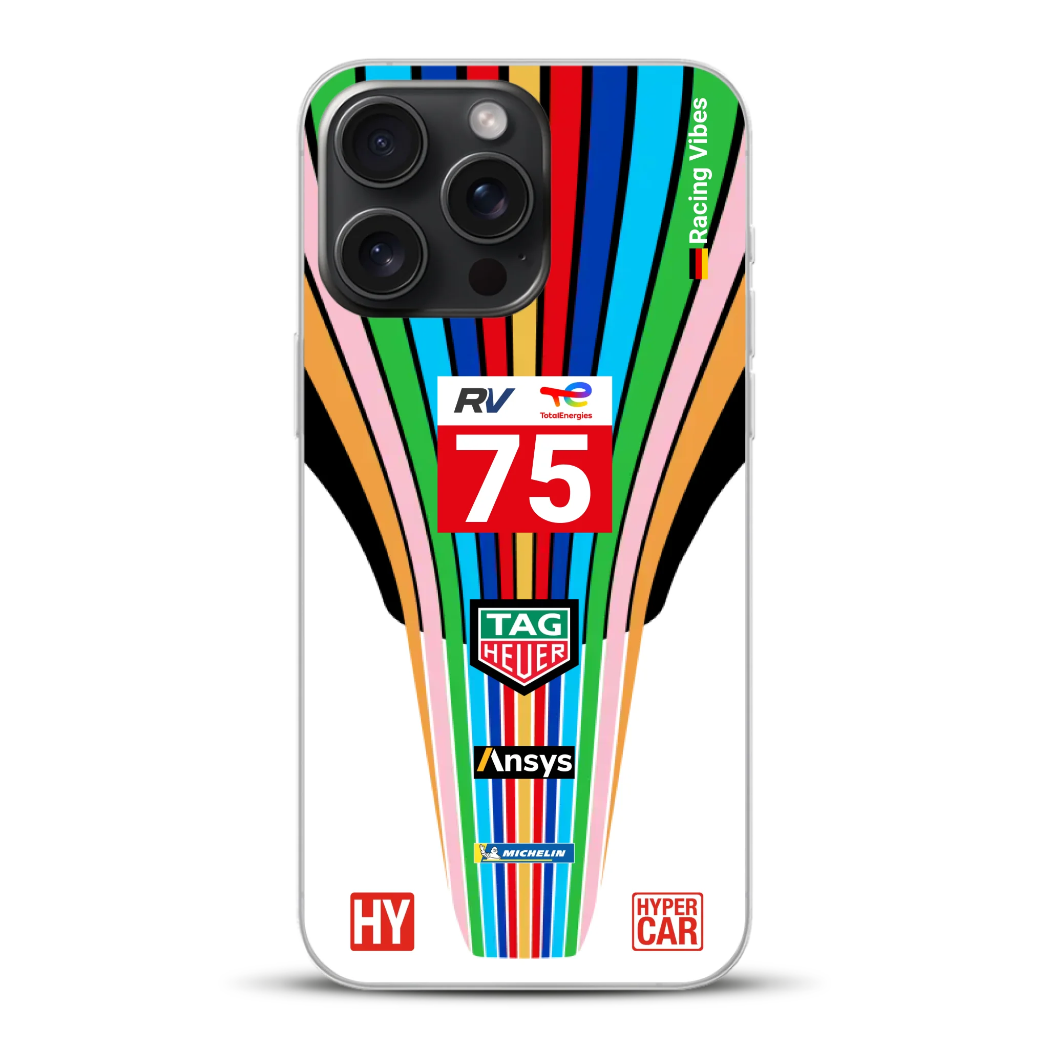 Porsche 963 #75 2023 Livery - Custodia per cellulare personalizzata per iPhone