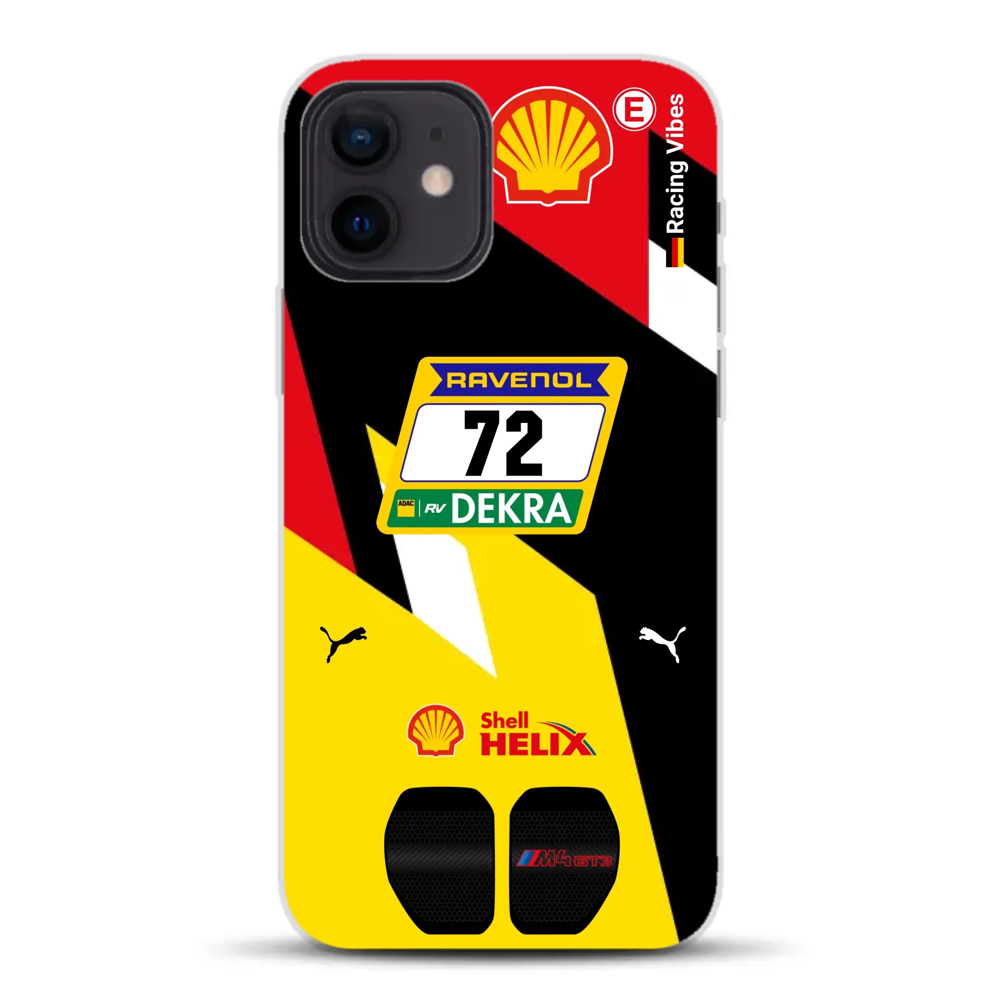 RMG M4 GT3 #72 Nürburgring 24h Qualifiers 2024 Livery - Custodia per cellulare personalizzata per iPhone