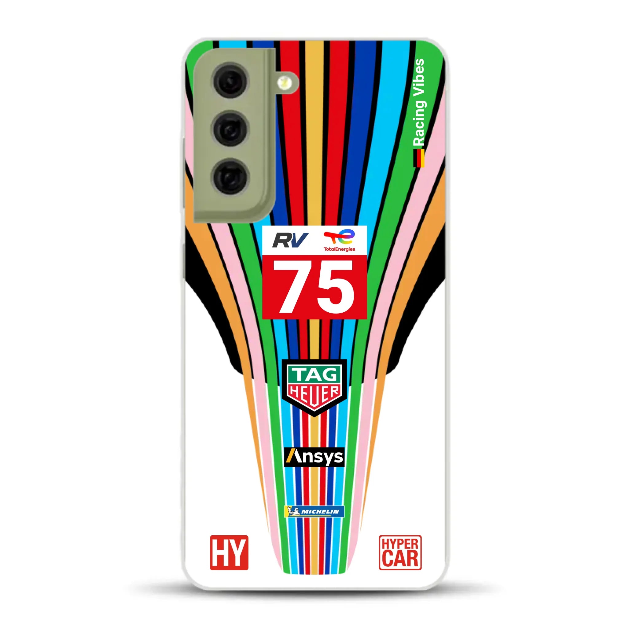 Porsche 963 #75 2023 Livery - Custodia per cellulare personalizzata per Samsung