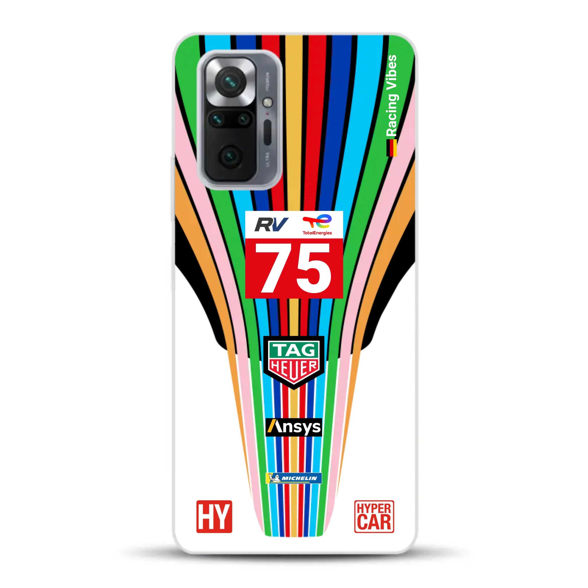 Porsche 963 #75 2023 Livery - Custodia per cellulare personalizzata per Xiaomi