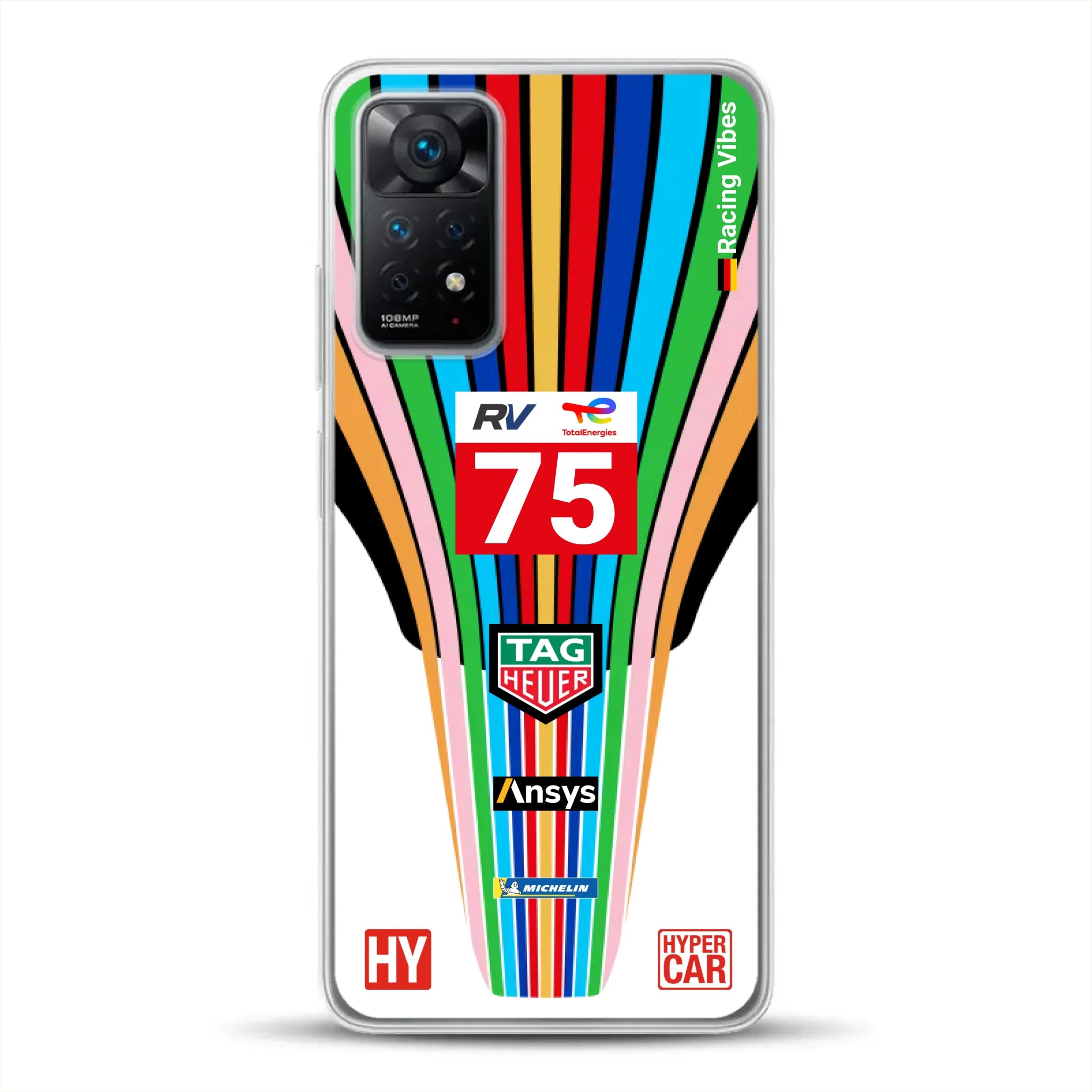 Porsche 963 #75 2023 Livery - Custodia per cellulare personalizzata per Xiaomi