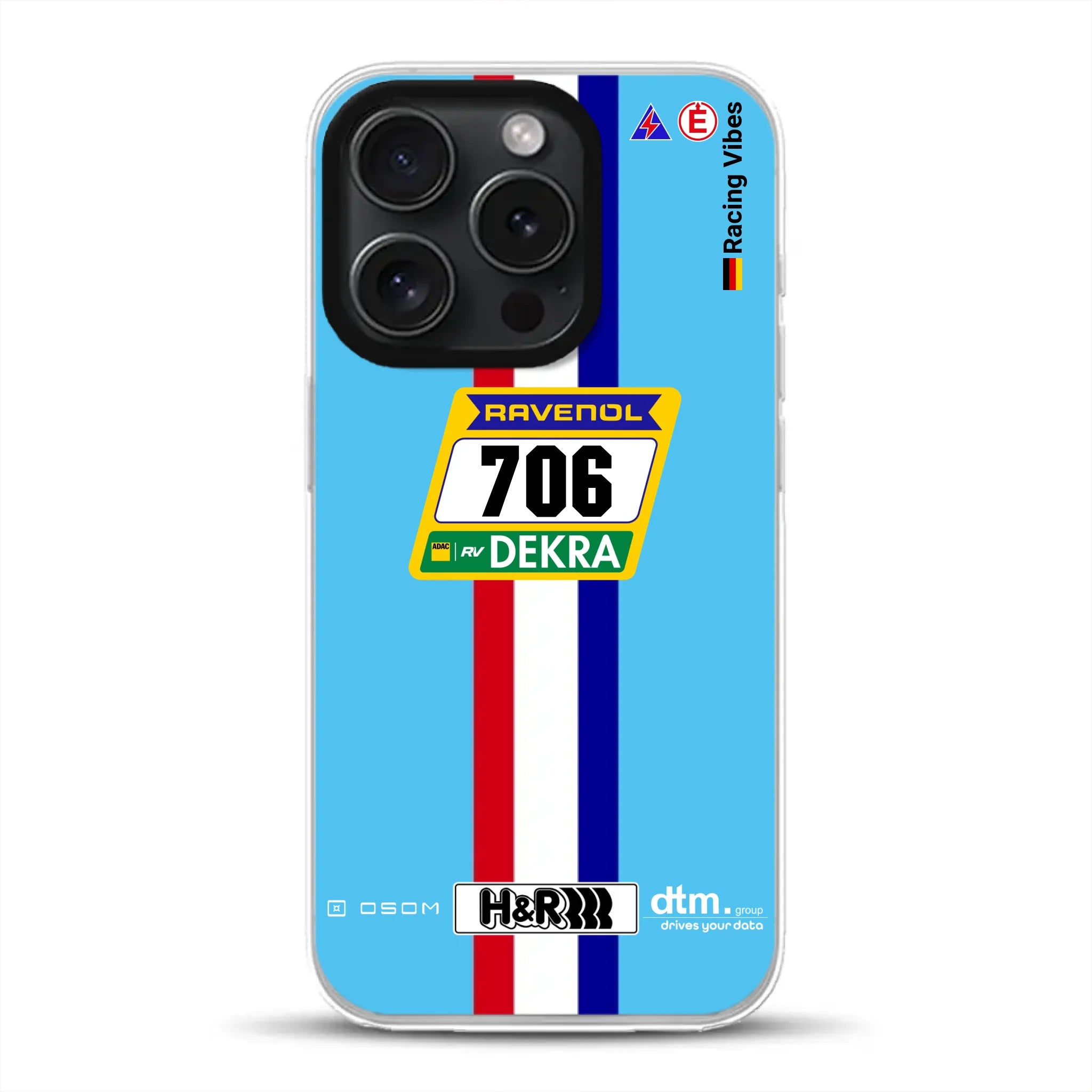 Glickenhaus SCG004c Nürburgring 2024 Livery - Custodia per cellulare personalizzata per iPhone