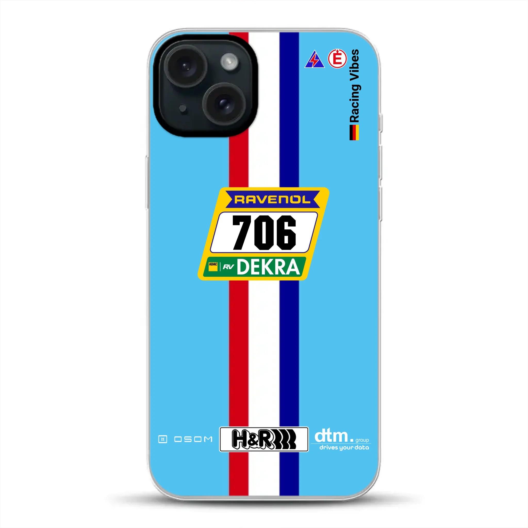 Glickenhaus SCG004c Nürburgring 2024 Livery - Personnalisé coque pour iPhone
