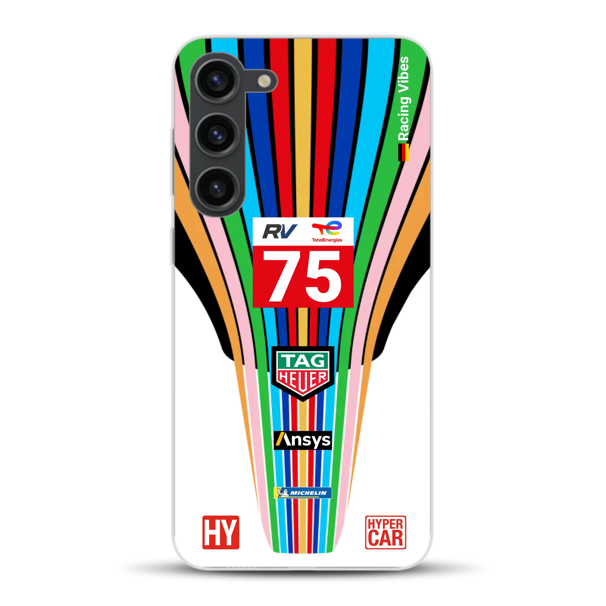 Porsche 963 #75 2023 Livery - Custodia per cellulare personalizzata per Samsung