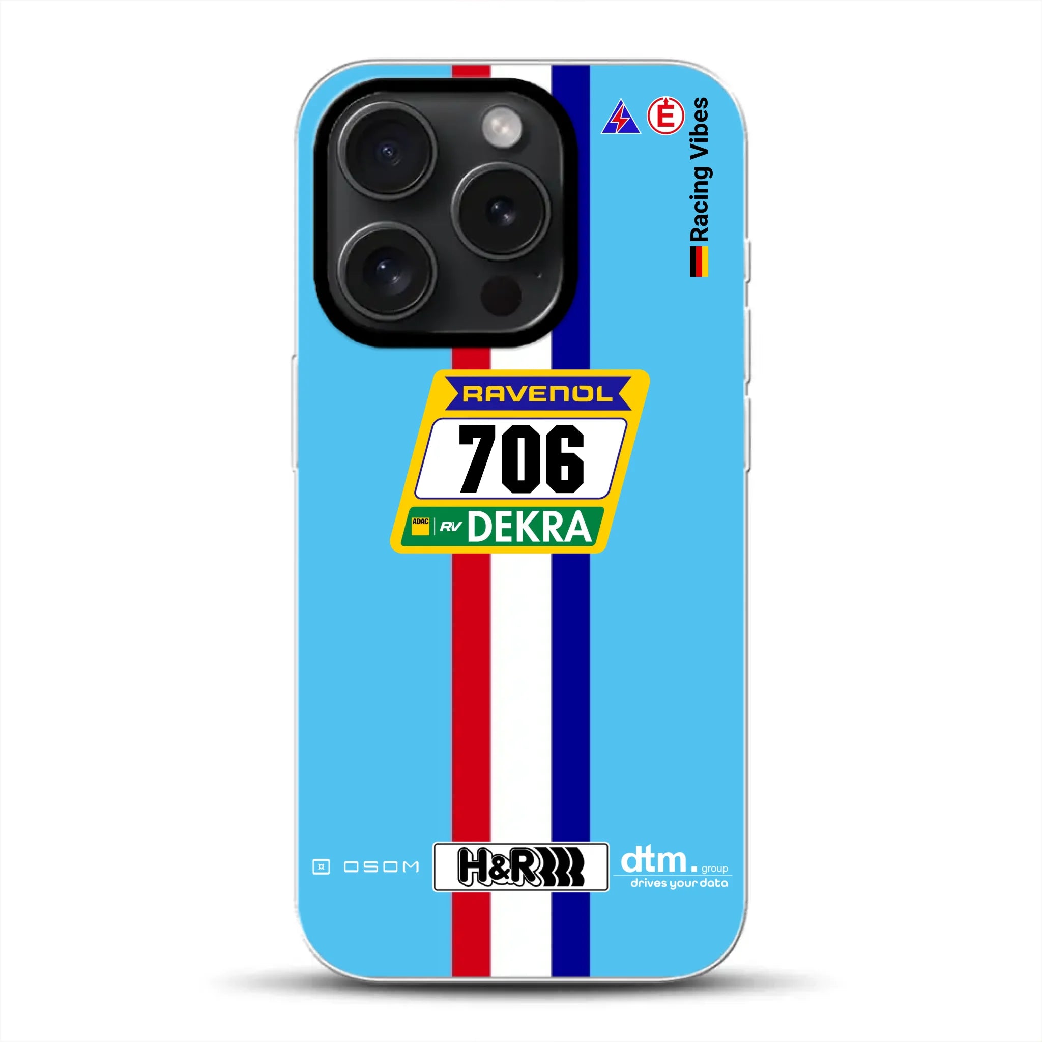 Glickenhaus SCG004c Nürburgring 2024 Livery - Custodia per cellulare personalizzata per iPhone