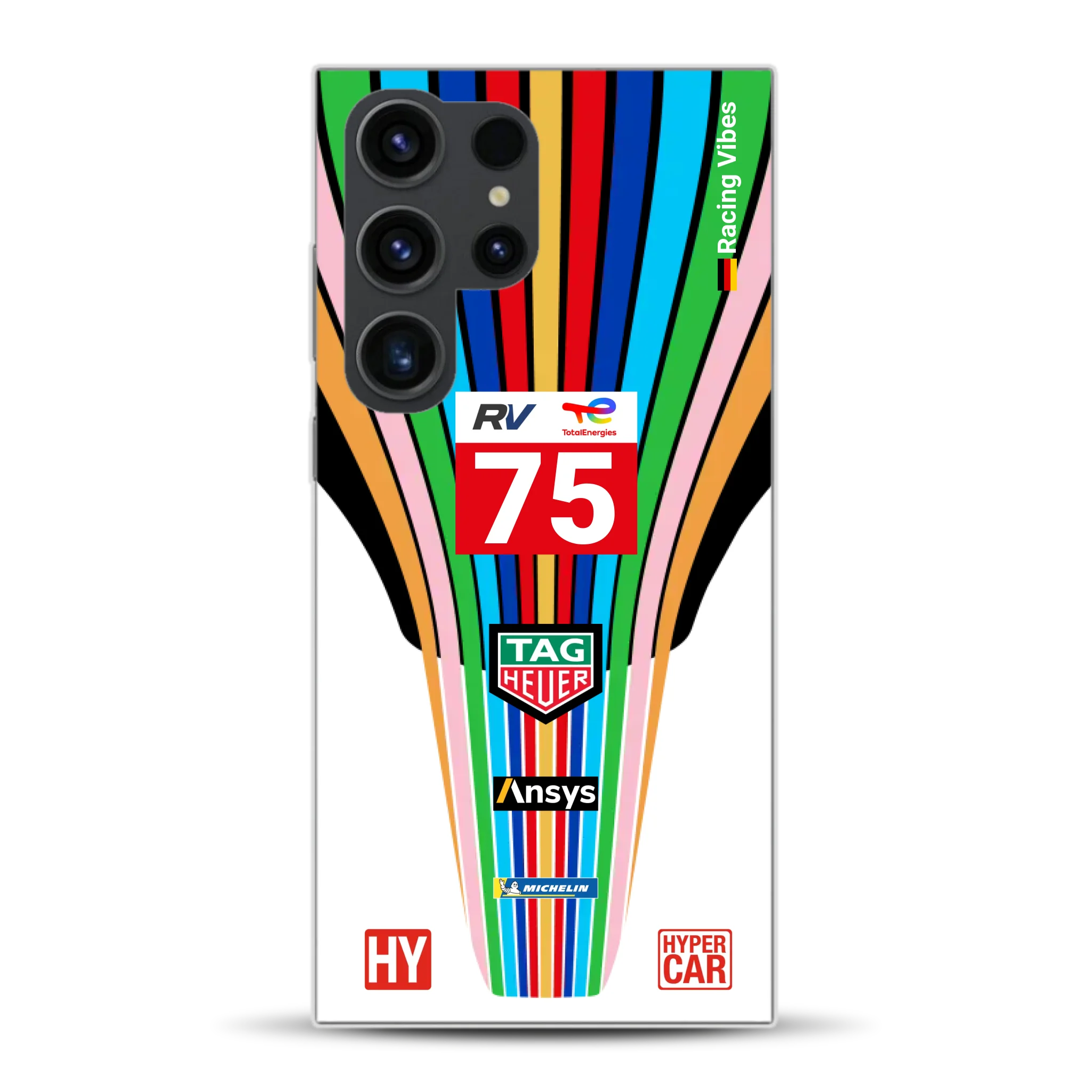 Porsche 963 #75 2023 Livery - Custodia per cellulare personalizzata per Samsung