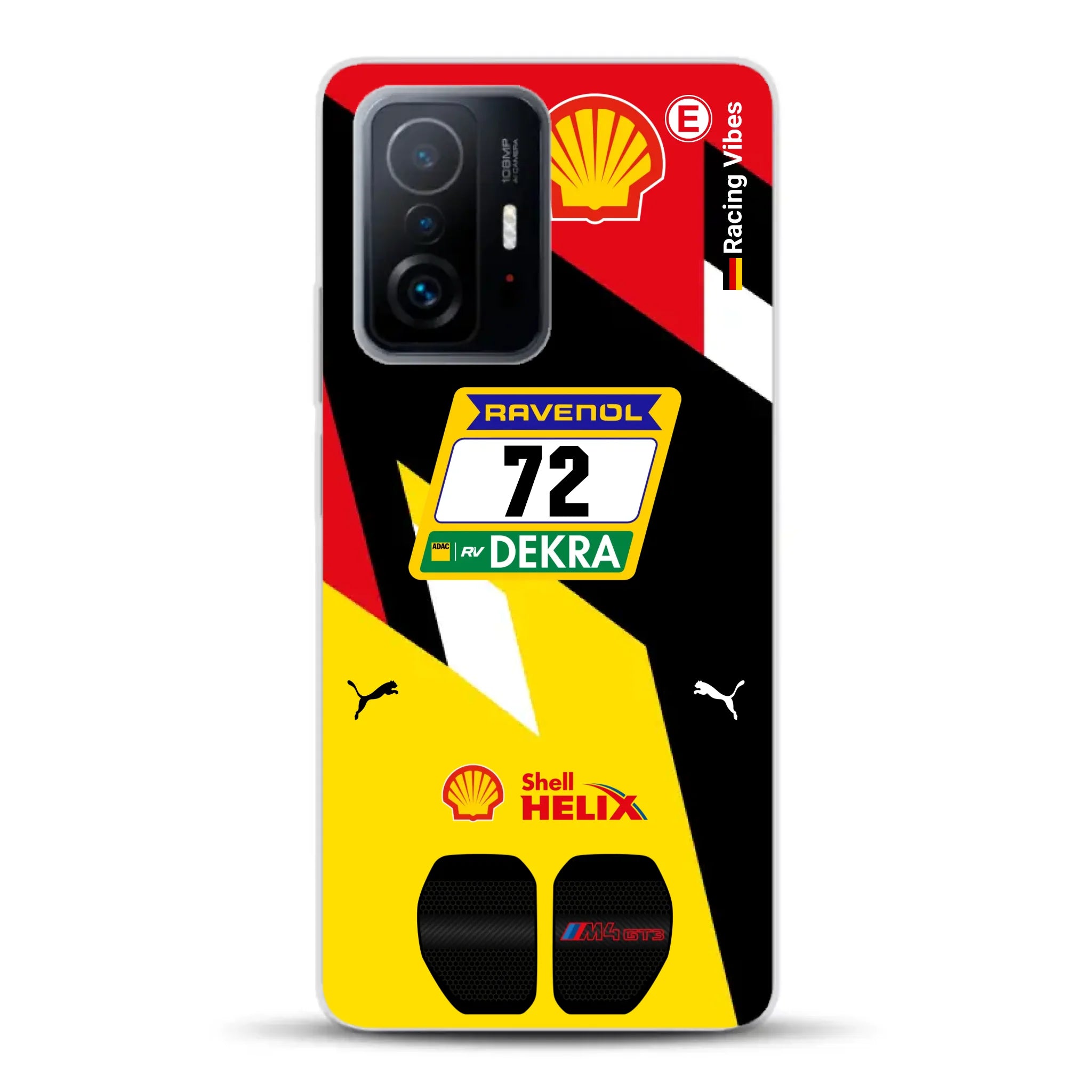 RMG M4 GT3 #72 Nürburgring 24h Qualifiers 2024 Livery - Individuelle Handyhülle für Xiaomi