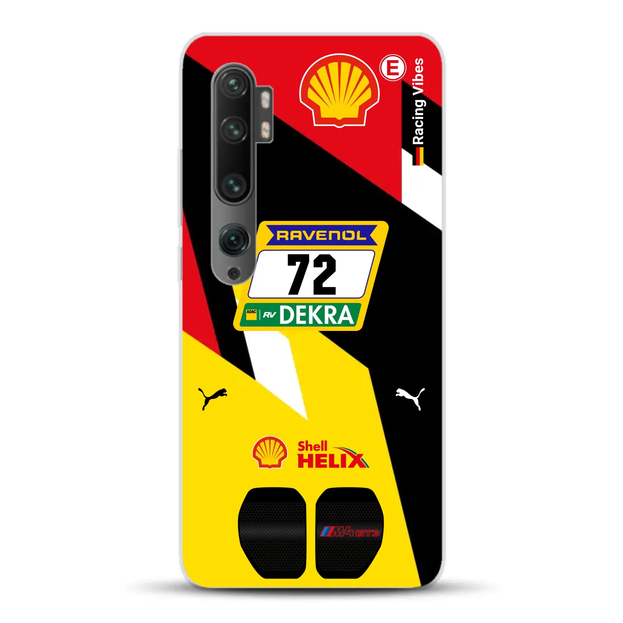 RMG M4 GT3 #72 Nürburgring 24h Qualifiers 2024 Livery - Custodia per cellulare personalizzata per Xiaomi