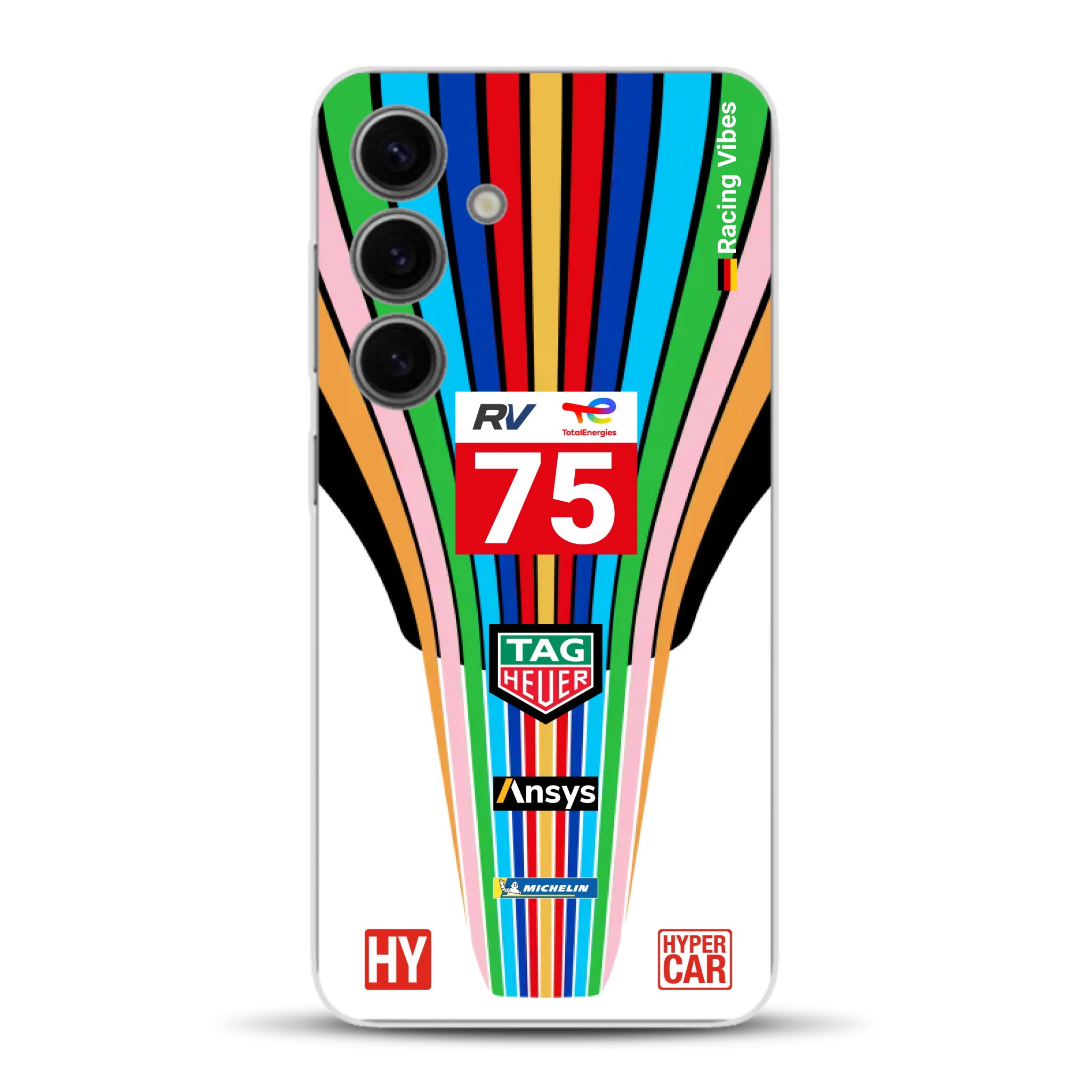 Porsche 963 #75 2023 Livery - Custodia per cellulare personalizzata per Samsung