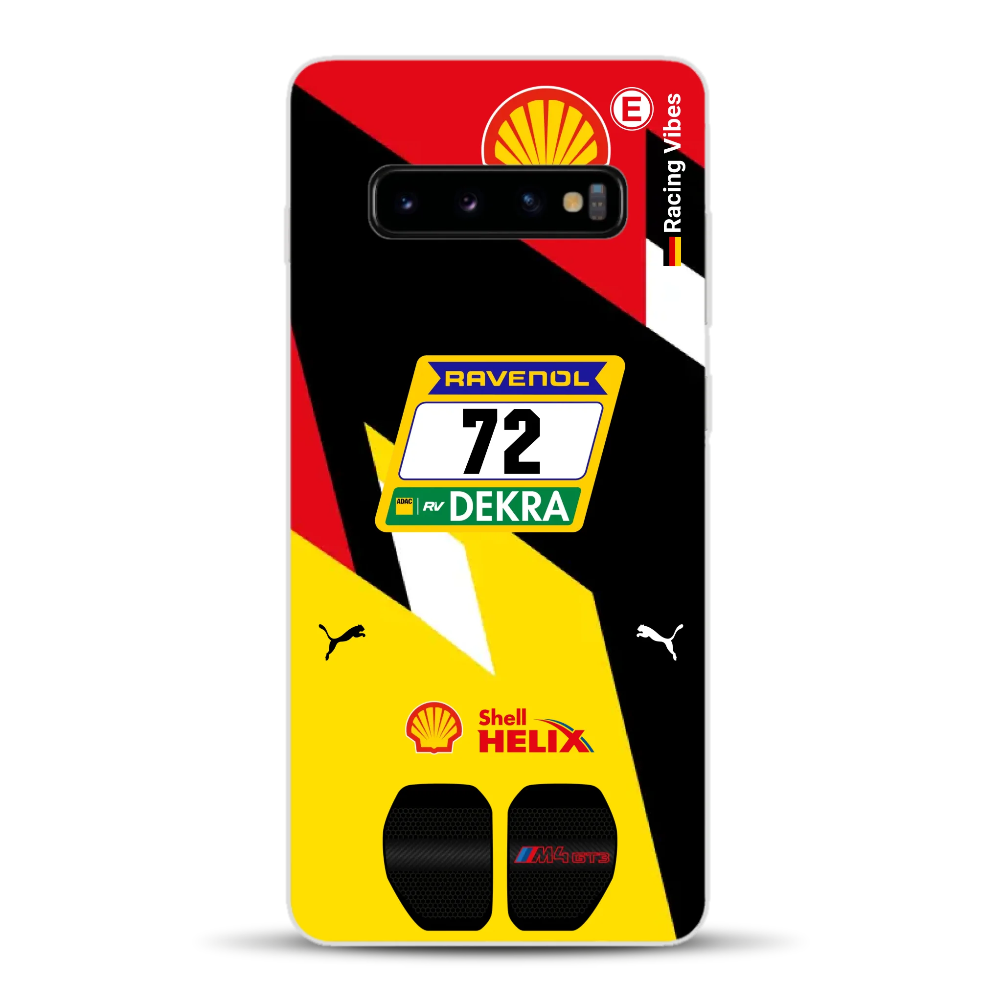 RMG M4 GT3 #72 Nürburgring 24h Qualifiers 2024 Livery - Custodia per cellulare personalizzata per Samsung