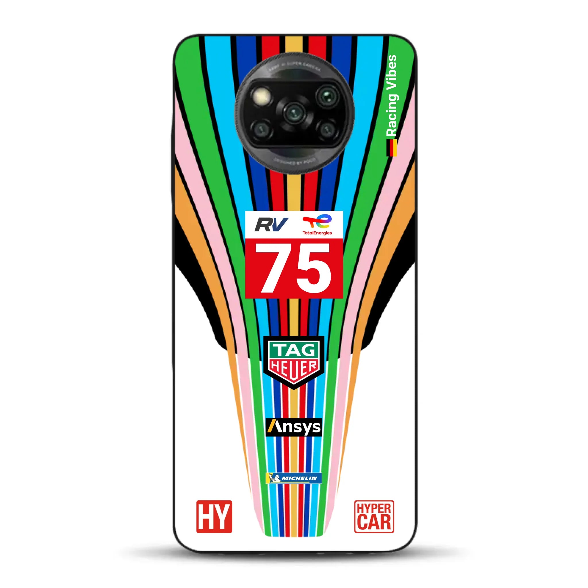 Porsche 963 #75 2023 Livery - Custodia per cellulare personalizzata per Xiaomi