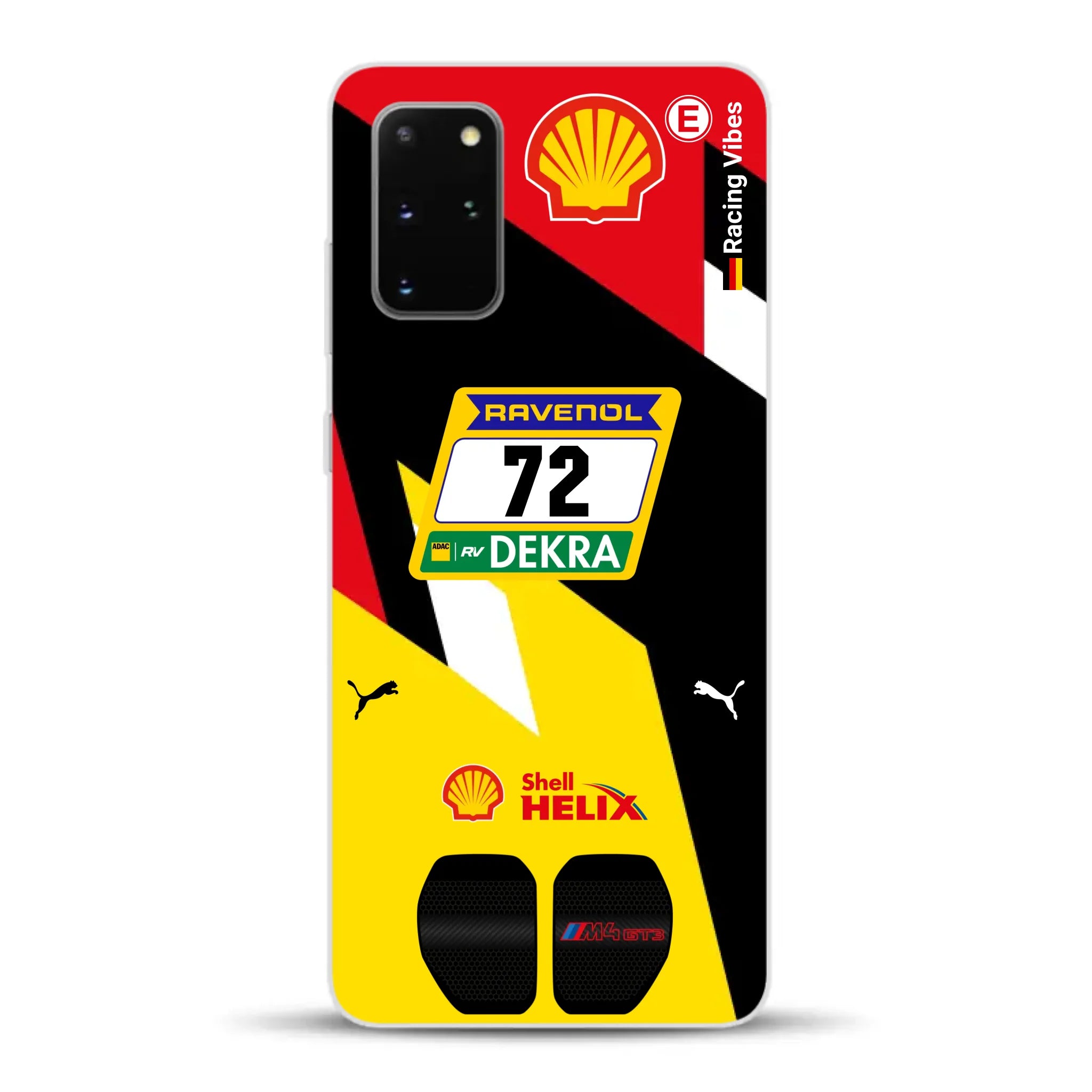 RMG M4 GT3 #72 Nürburgring 24h Qualifiers 2024 Livery - Custodia per cellulare personalizzata per Samsung