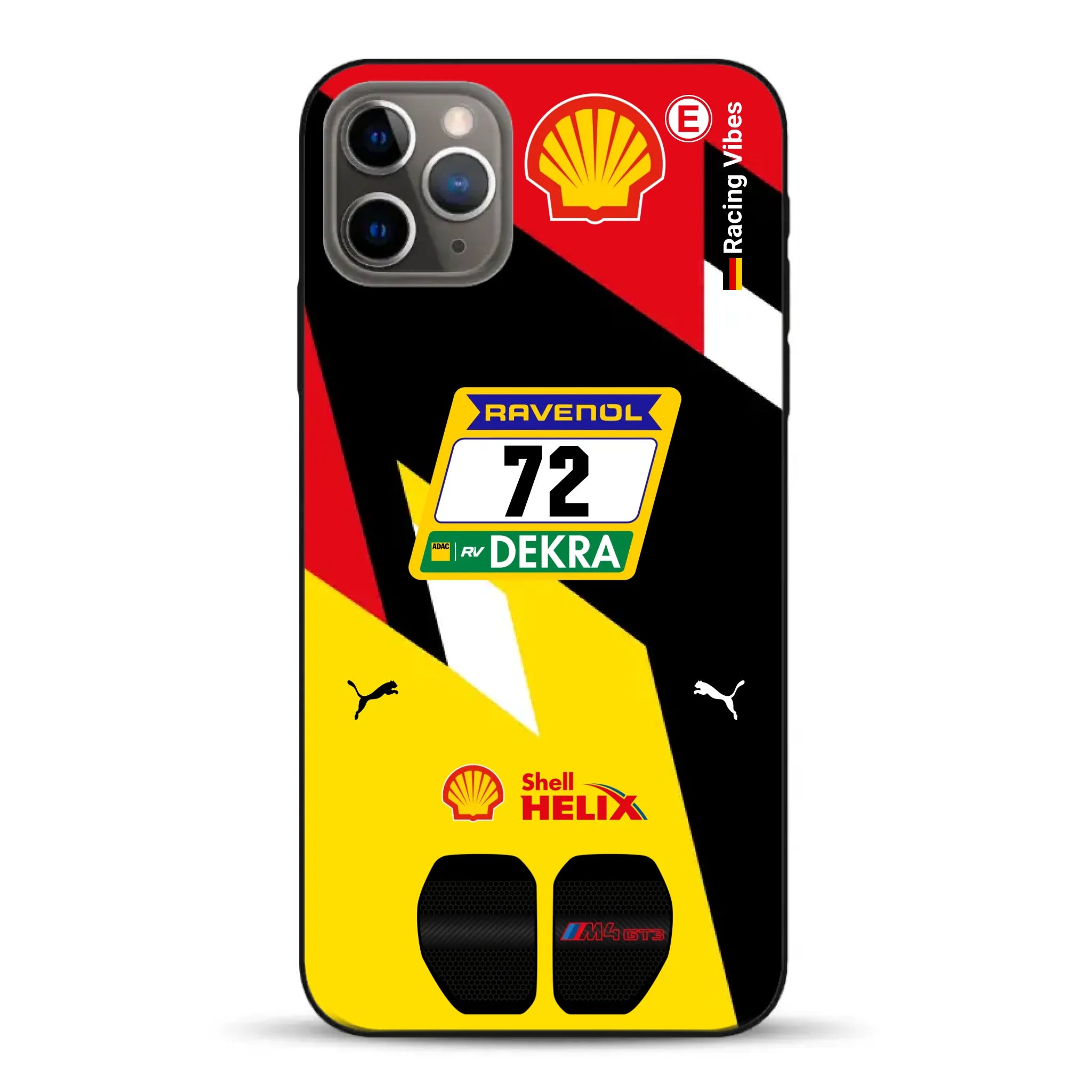 RMG M4 GT3 #72 Nürburgring 24h Qualifiers 2024 Livery - Custodia per cellulare personalizzata per iPhone