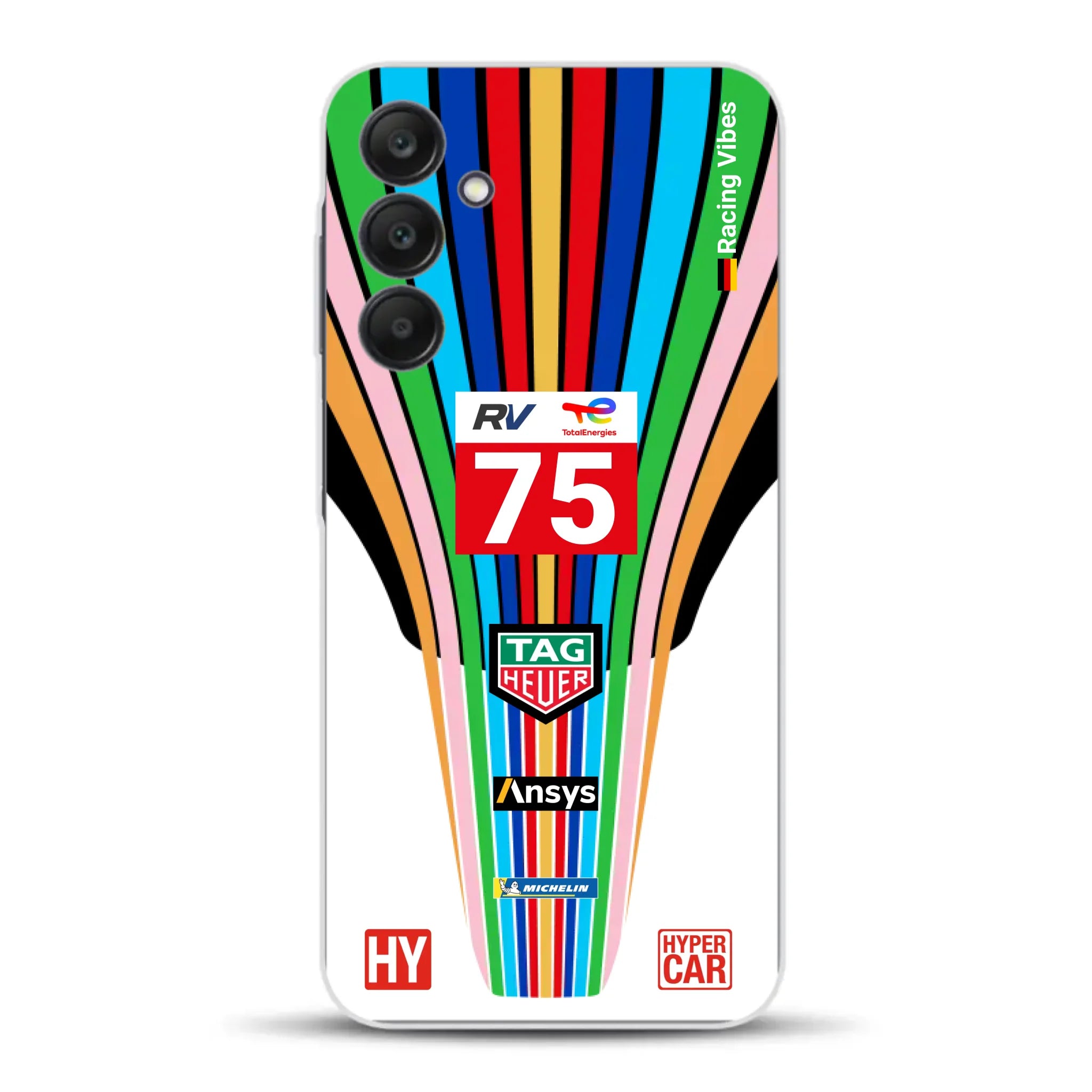 Porsche 963 #75 2023 Livery - Custodia per cellulare personalizzata per Samsung