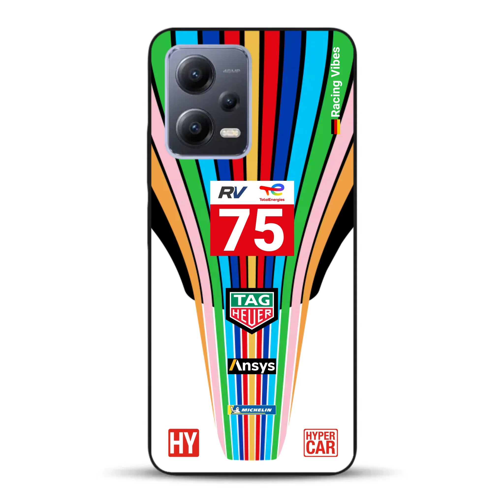 Porsche 963 #75 2023 Livery - Custodia per cellulare personalizzata per Xiaomi