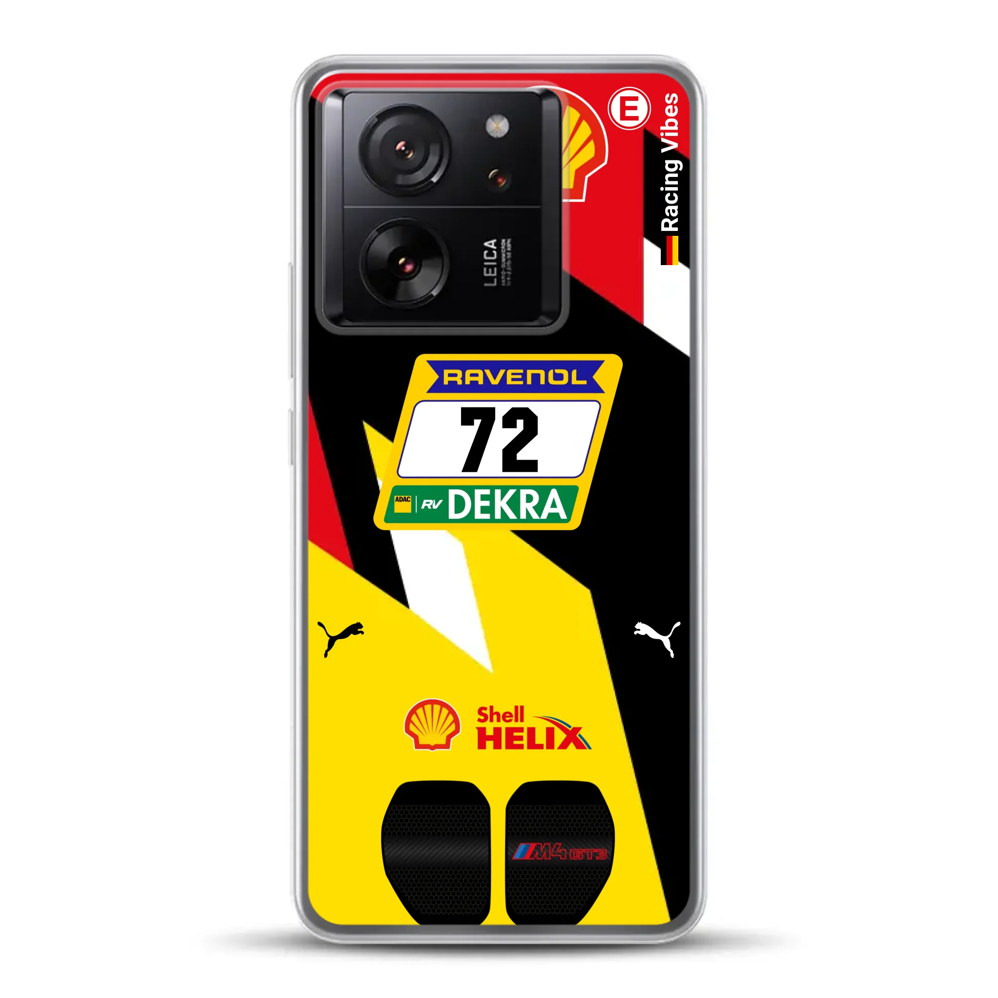 RMG M4 GT3 #72 Nürburgring 24h Qualifiers 2024 Livery - Custodia per cellulare personalizzata per Xiaomi