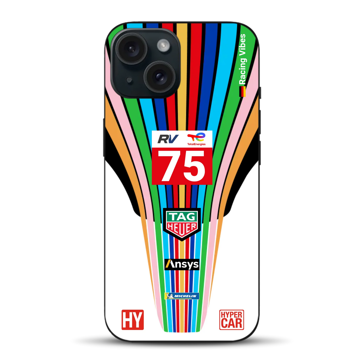 Porsche 963 #75 2023 Livery - Individuelle Handyhülle für iPhone