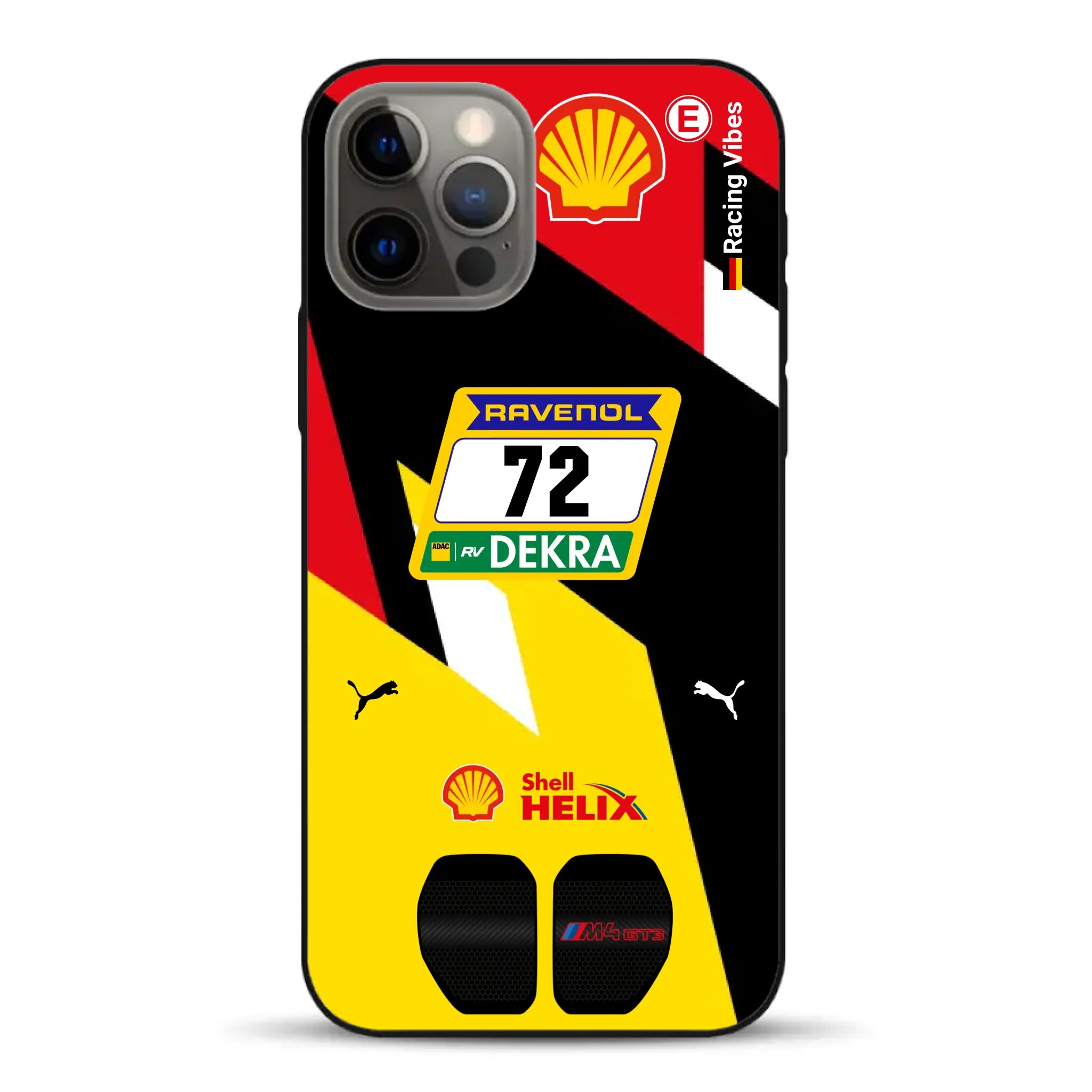 RMG M4 GT3 #72 Nürburgring 24h Qualifiers 2024 Livery - Custodia per cellulare personalizzata per iPhone