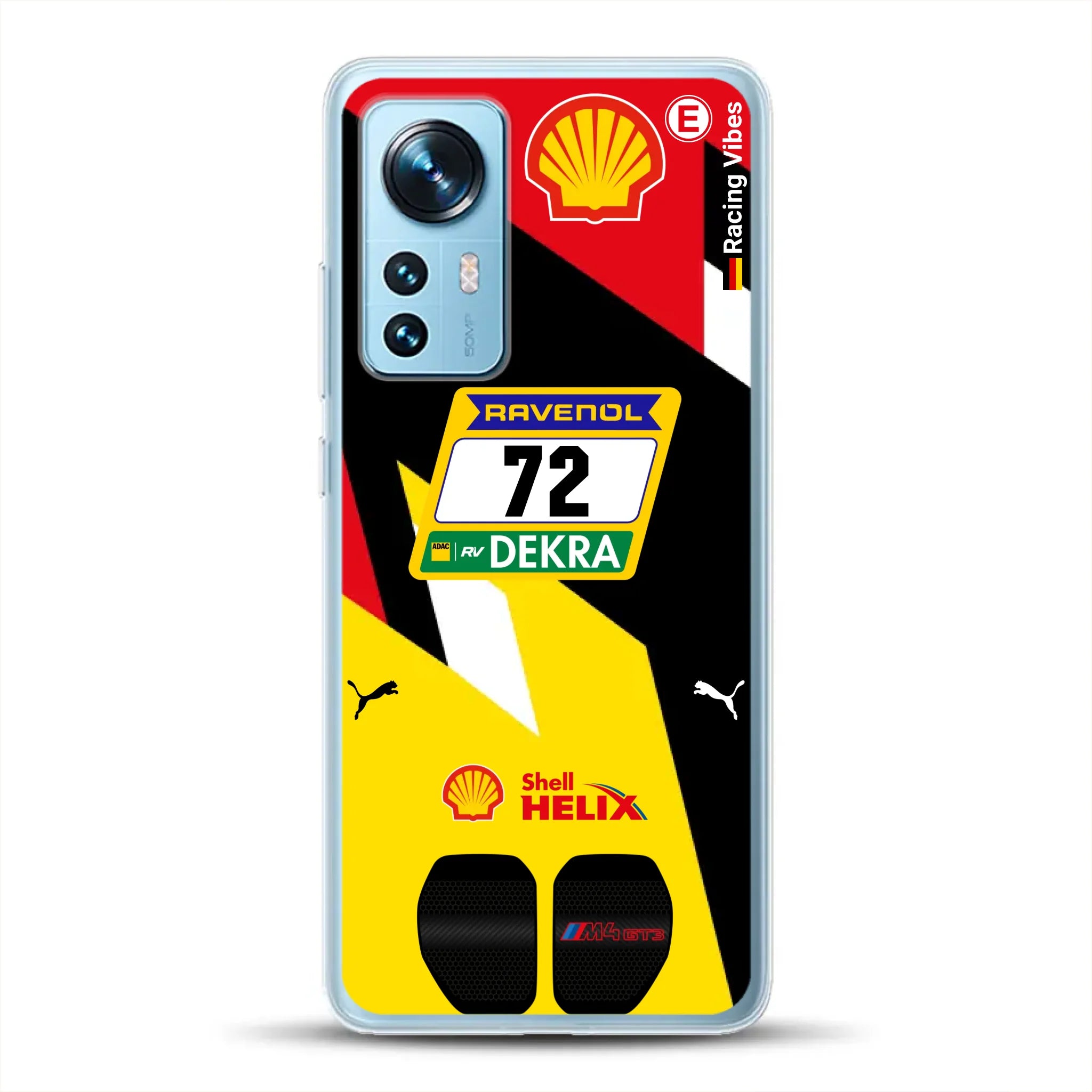 RMG M4 GT3 #72 Nürburgring 24h Qualifiers 2024 Livery - Individuelle Handyhülle für Xiaomi