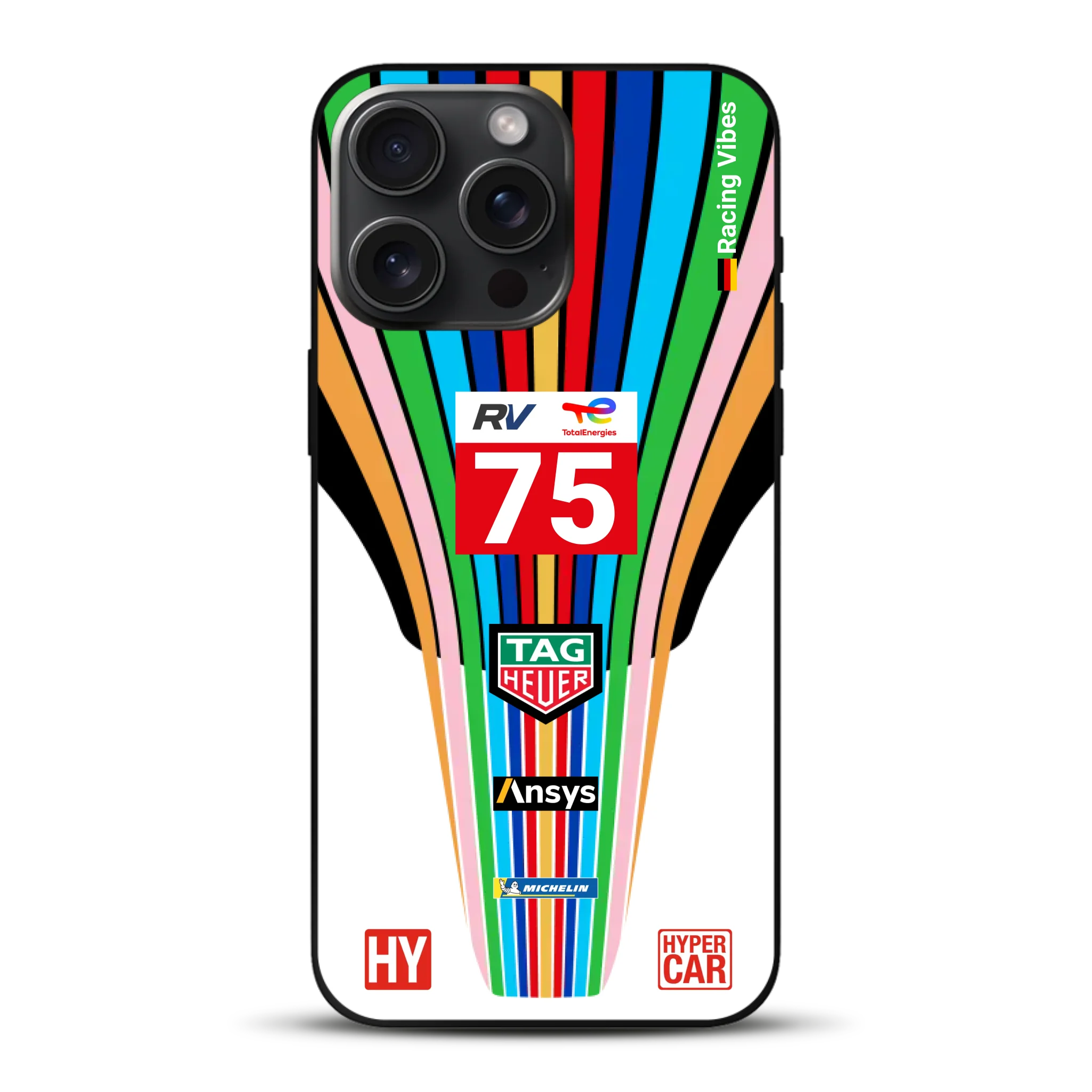 Porsche 963 #75 2023 Livery - Custodia per cellulare personalizzata per iPhone