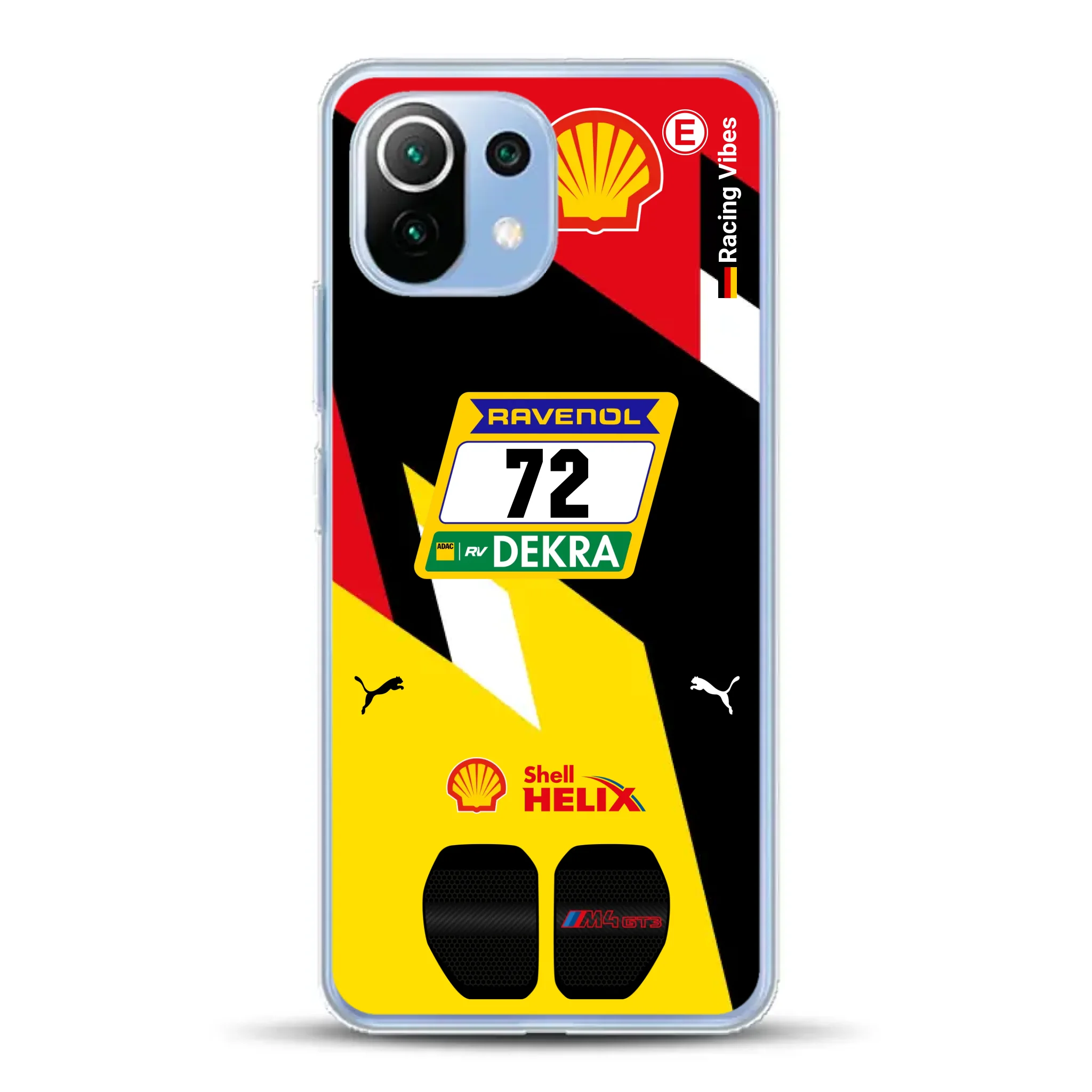 RMG M4 GT3 #72 Nürburgring 24h Qualifiers 2024 Livery - Custodia per cellulare personalizzata per Xiaomi