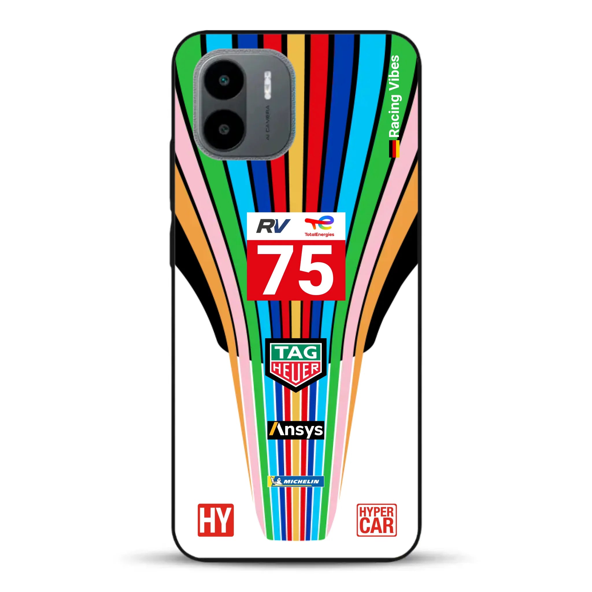 Porsche 963 #75 2023 Livery - Custodia per cellulare personalizzata per Xiaomi