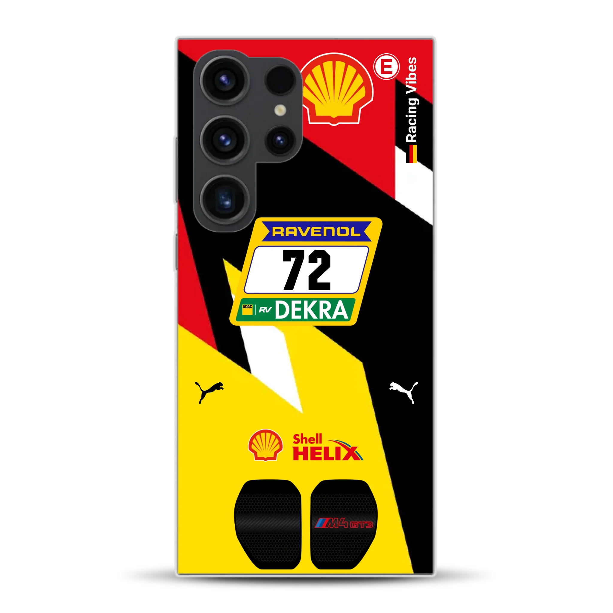 RMG M4 GT3 #72 Nürburgring 24h Qualifiers 2024 Livery - Custodia per cellulare personalizzata per Samsung