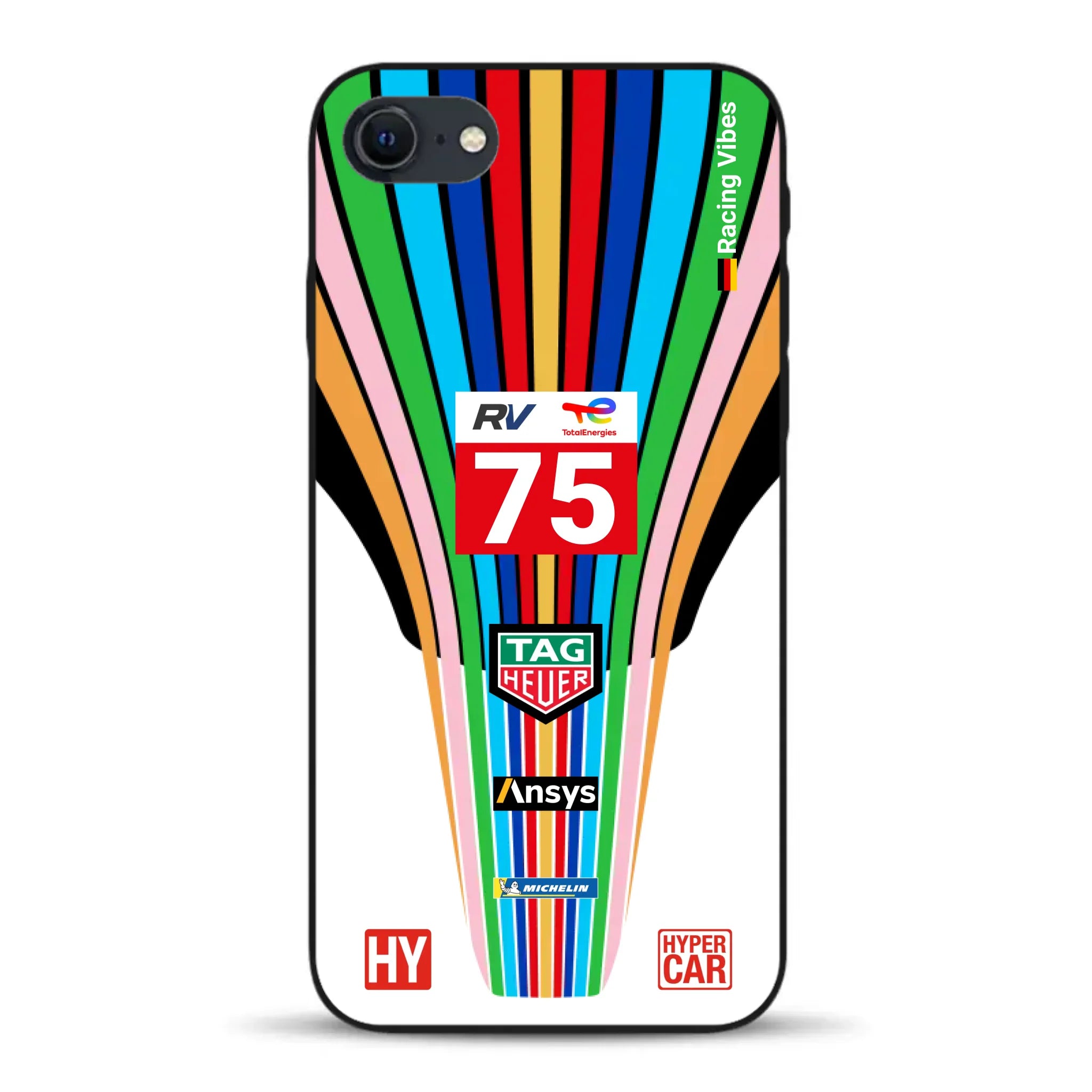 Porsche 963 #75 2023 Livery - Custodia per cellulare personalizzata per iPhone