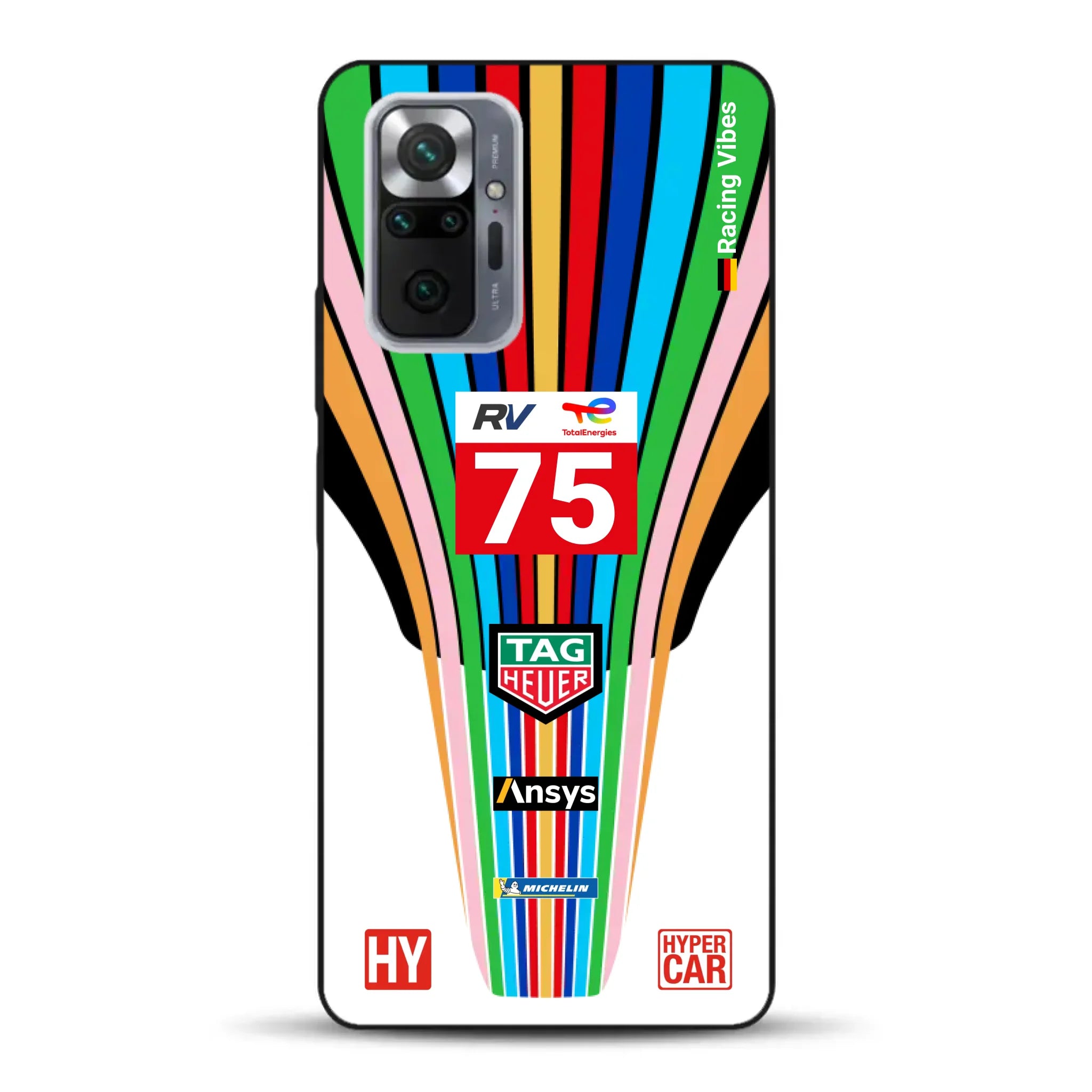 Porsche 963 #75 2023 Livery - Custodia per cellulare personalizzata per Xiaomi