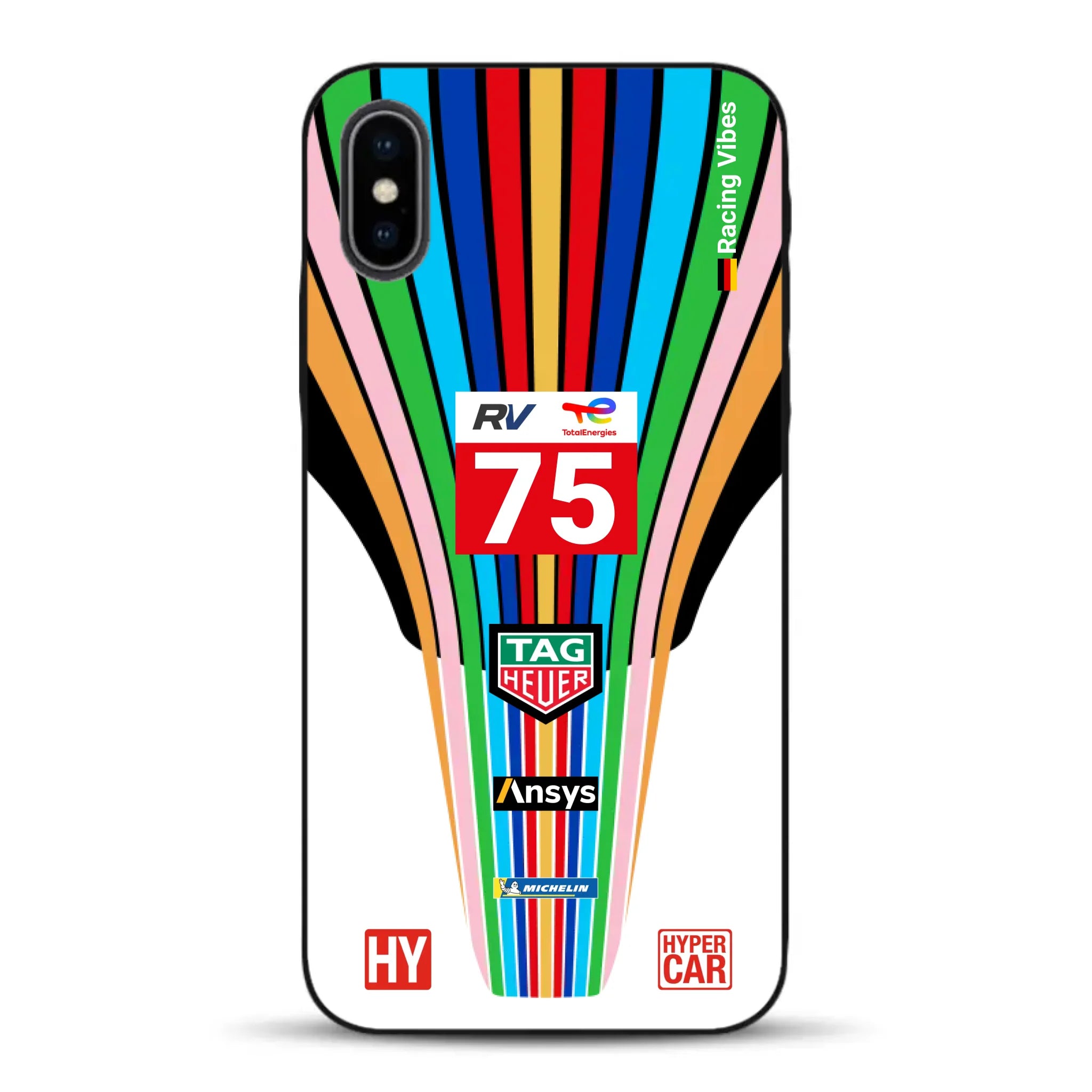 Porsche 963 #75 2023 Livery - Custodia per cellulare personalizzata per iPhone