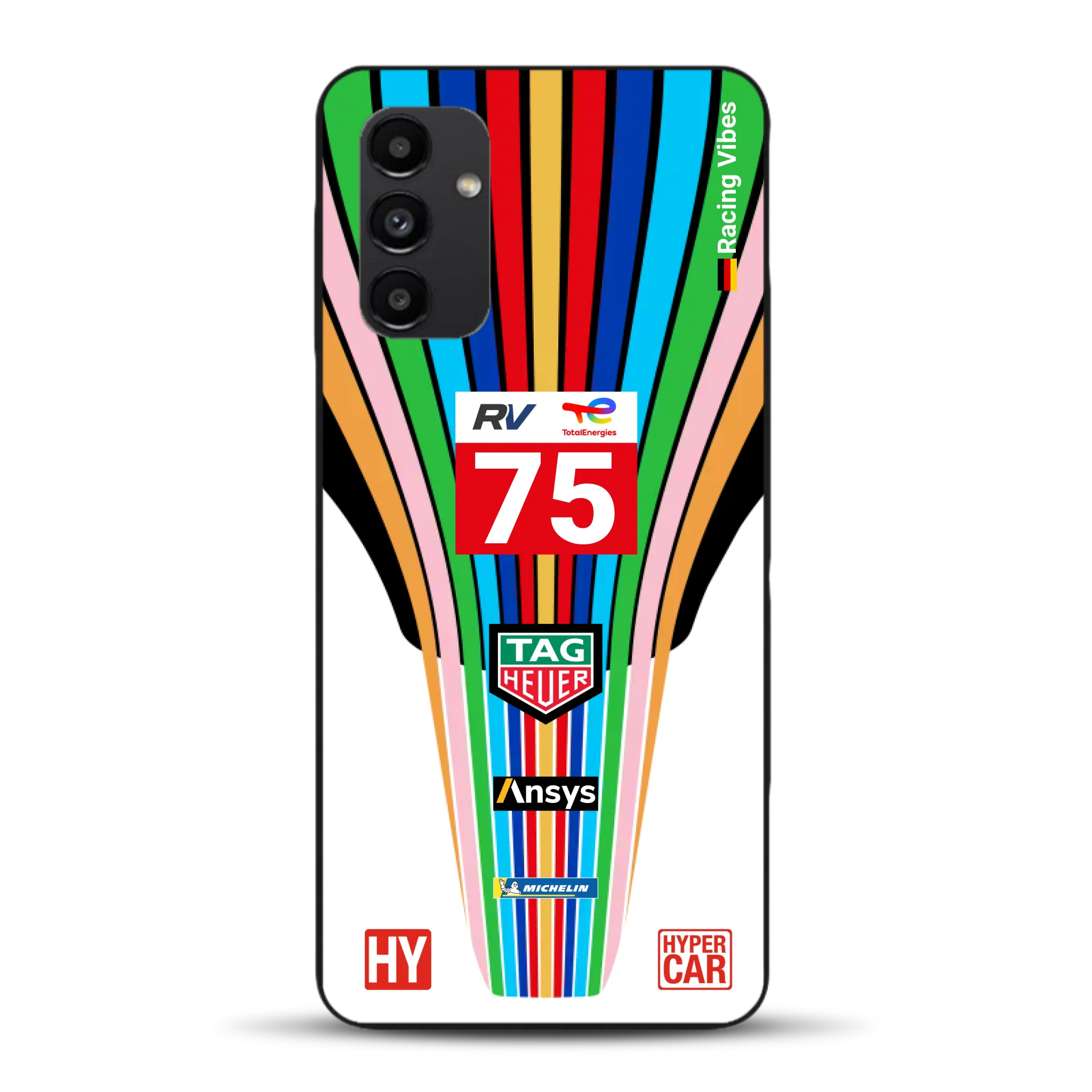 Porsche 963 #75 2023 Livery - Custodia per cellulare personalizzata per Samsung