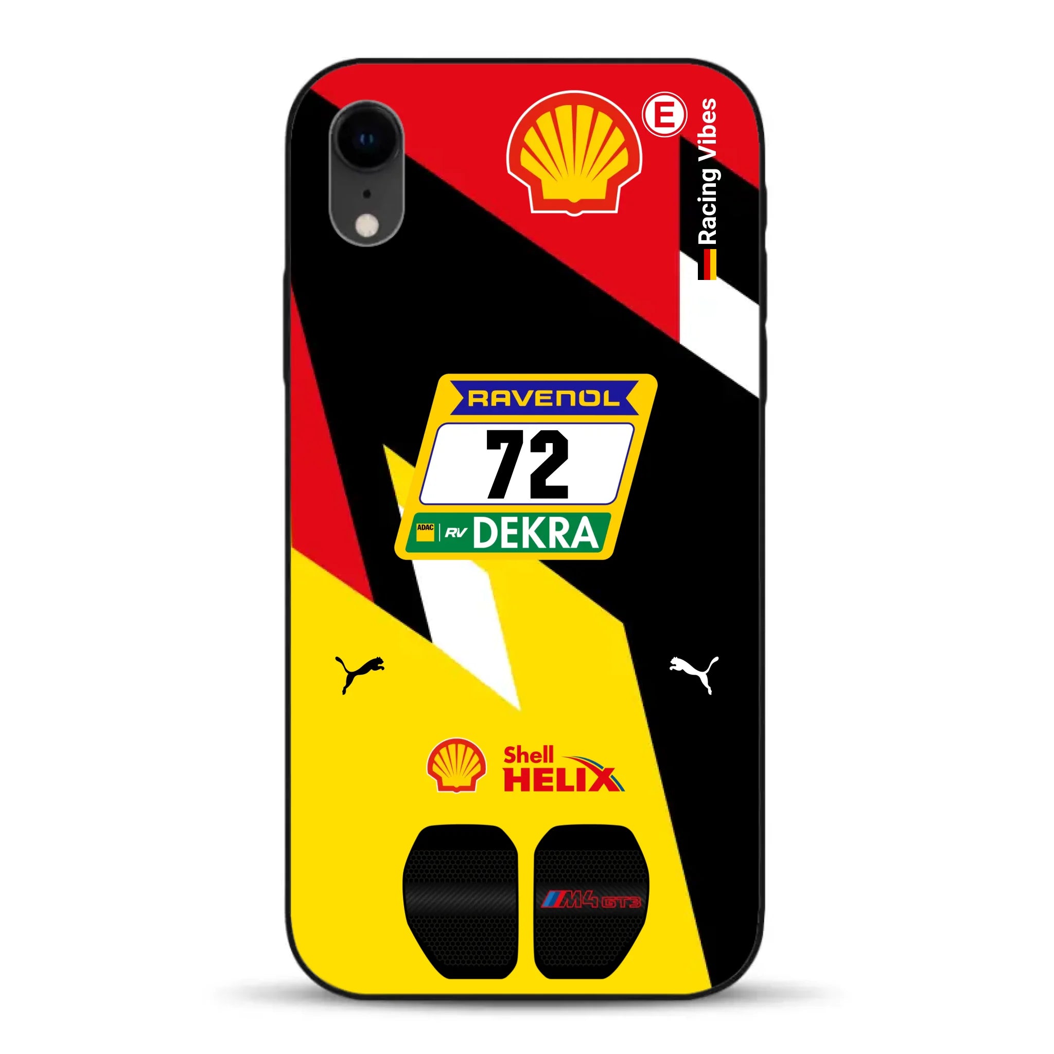 RMG M4 GT3 #72 Nürburgring 24h Qualifiers 2024 Livery - Custodia per cellulare personalizzata per iPhone