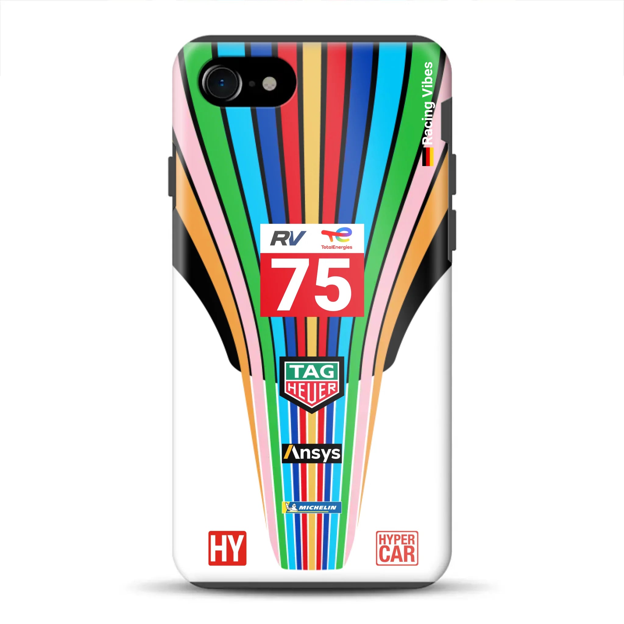 Porsche 963 #75 2023 Livery – Custodia premium personalizzata per iPhone