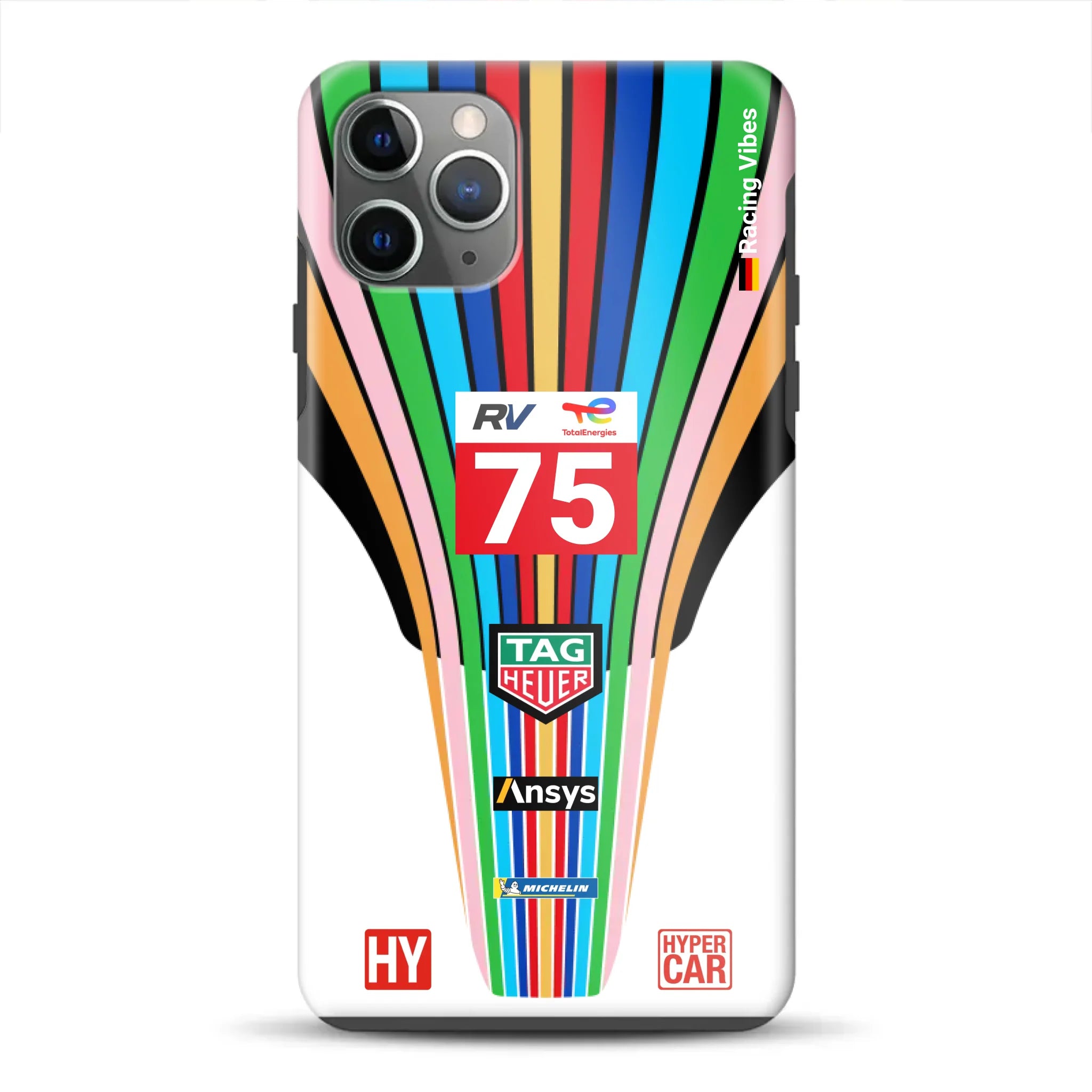 Porsche 963 #75 2023 Livery – Custodia premium personalizzata per iPhone