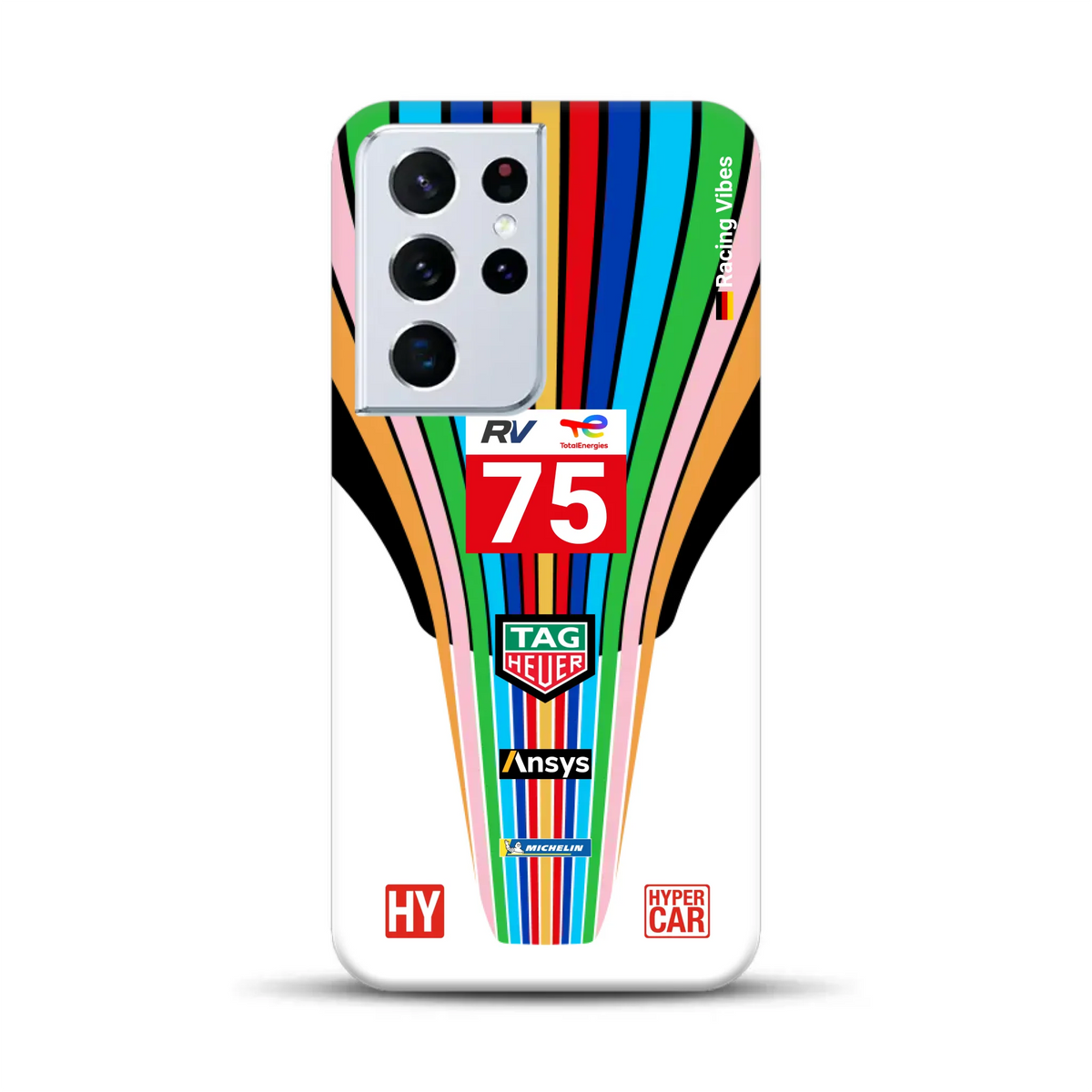 Porsche 963 #75 2023 Livery - Individuelle Premium Hülle für Samsung