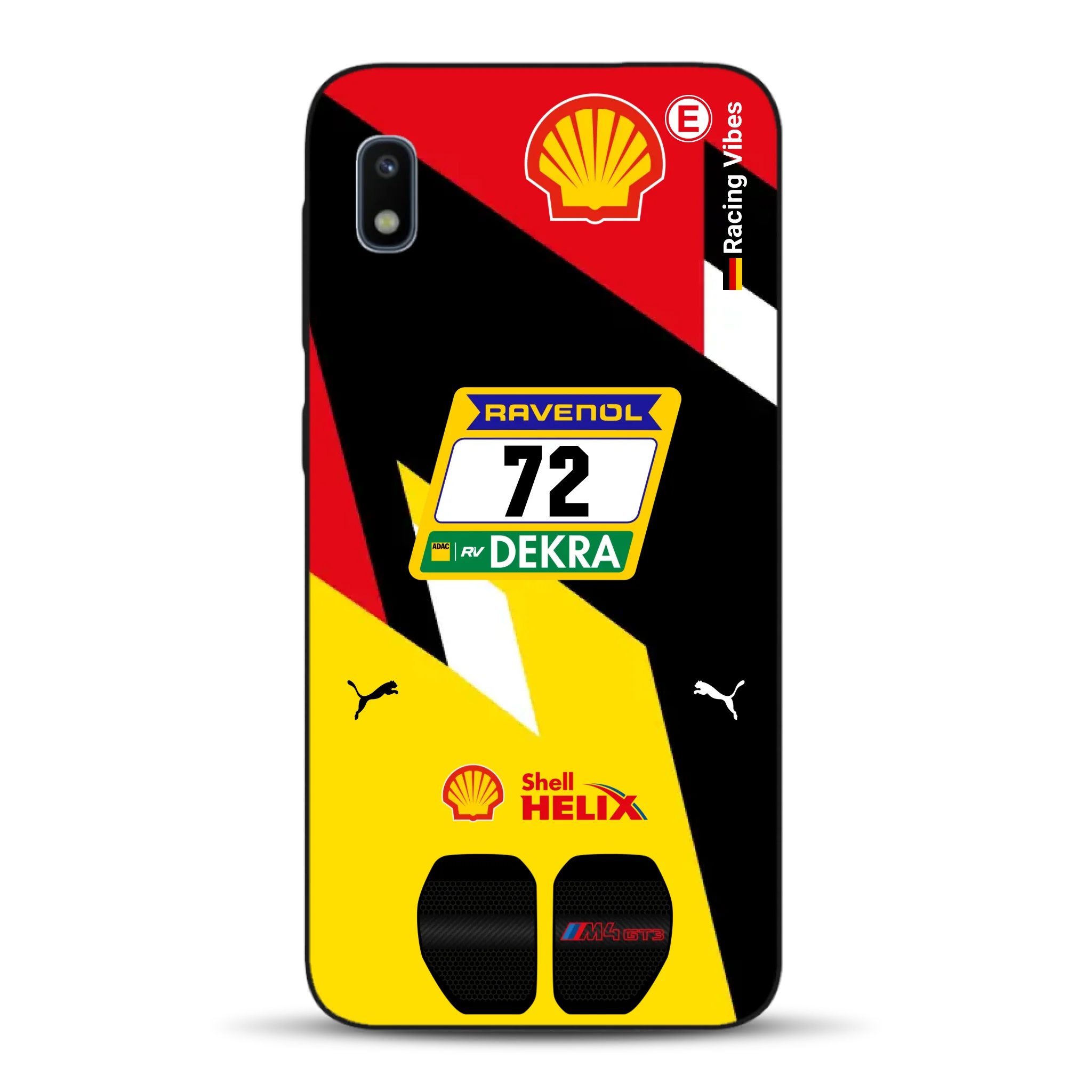 RMG M4 GT3 #72 Nürburgring 24h Qualifiers 2024 Livery - Custodia per cellulare personalizzata per Samsung