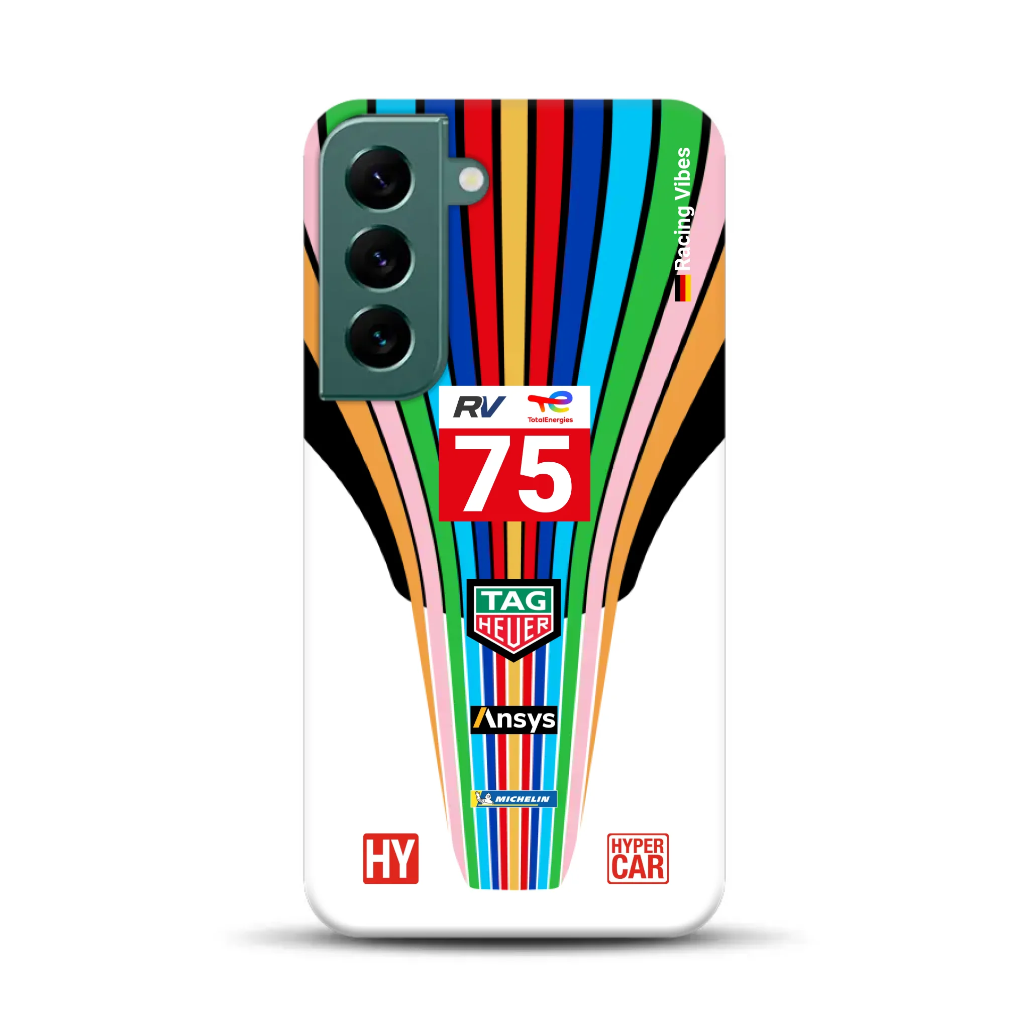 Porsche 963 #75 2023 Livery - Individuelle Premium Hülle für Samsung