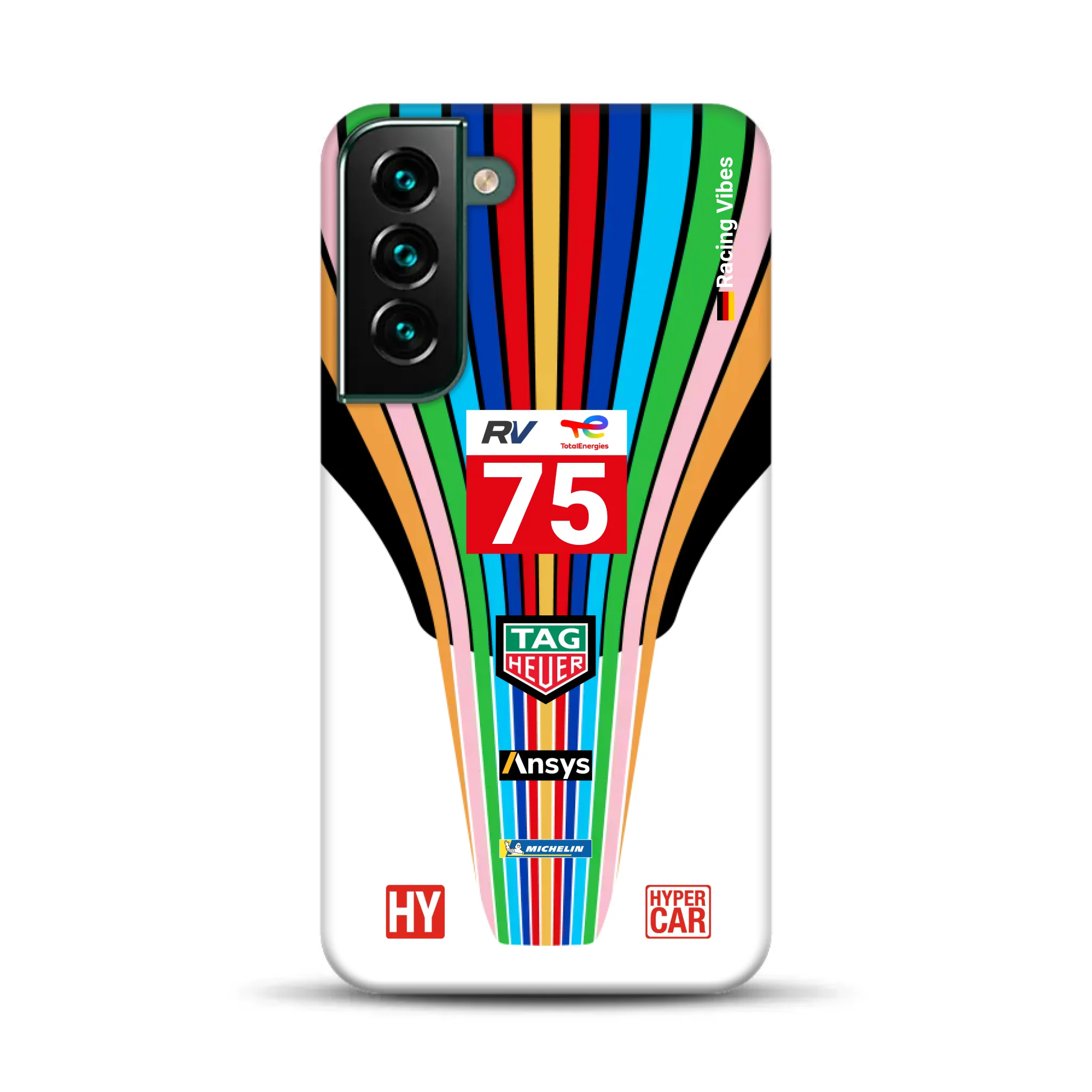 Porsche 963 #75 2023 Livery - Individuelle Premium Hülle für Samsung