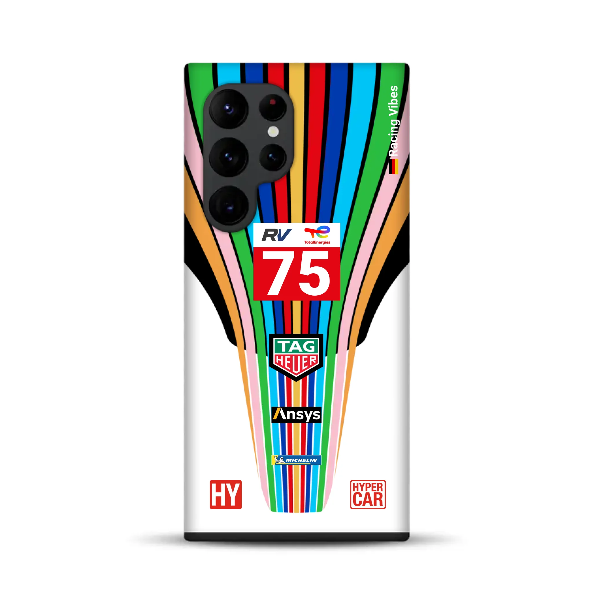 Porsche 963 #75 2023 Livery - Individuelle Premium Hülle für Samsung