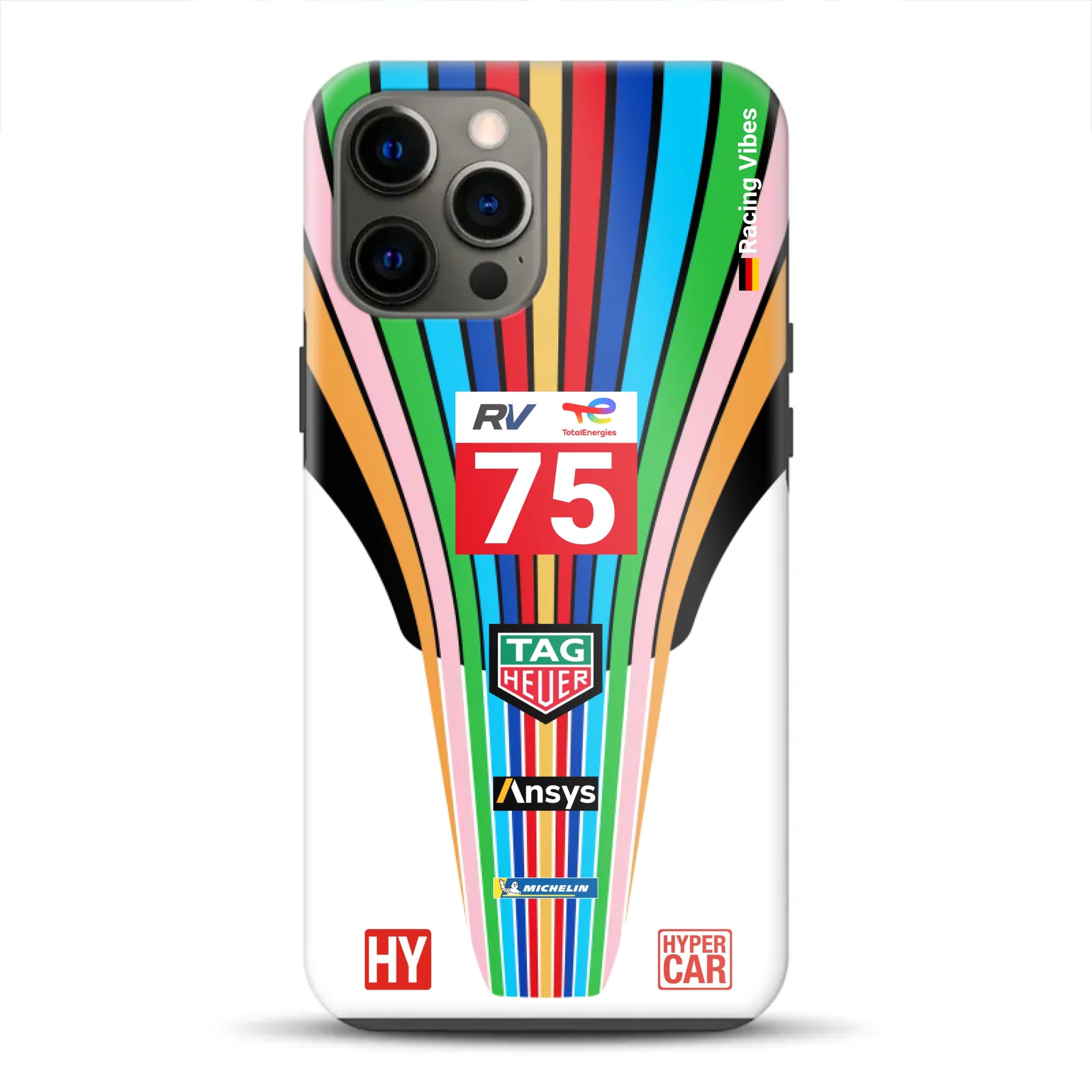 Porsche 963 #75 2023 Livery – Custodia premium personalizzata per iPhone