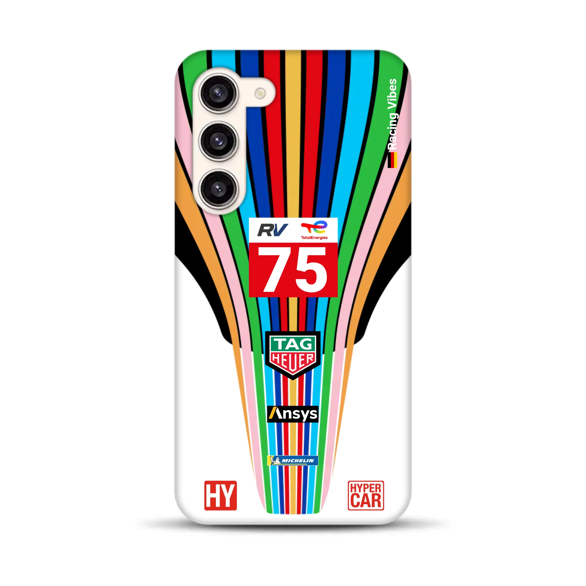 Porsche 963 #75 2023 Livery - Individuelle Premium Hülle für Samsung